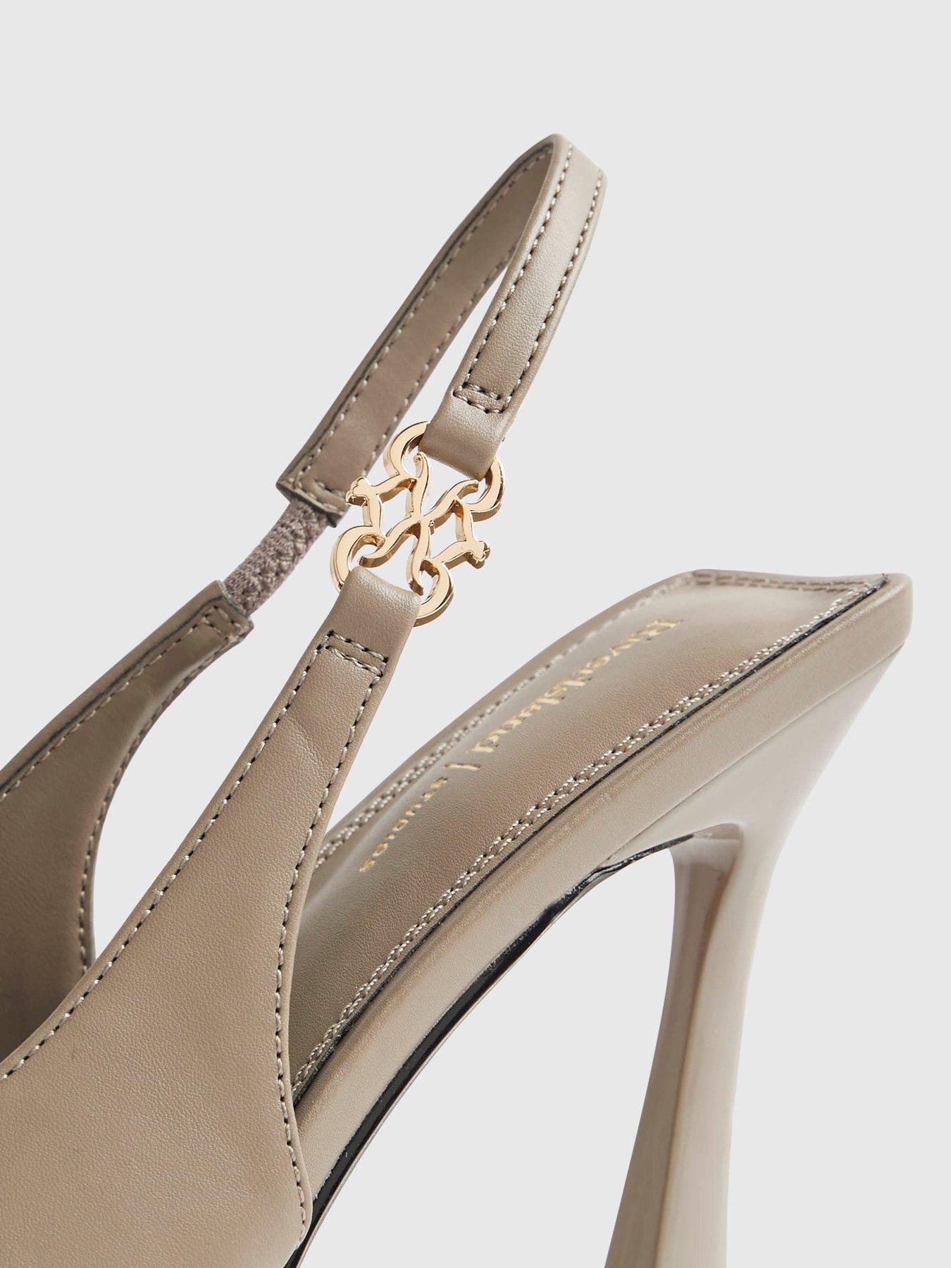 Image 5 of 5 of River Island Slingback Logo Court - Grey