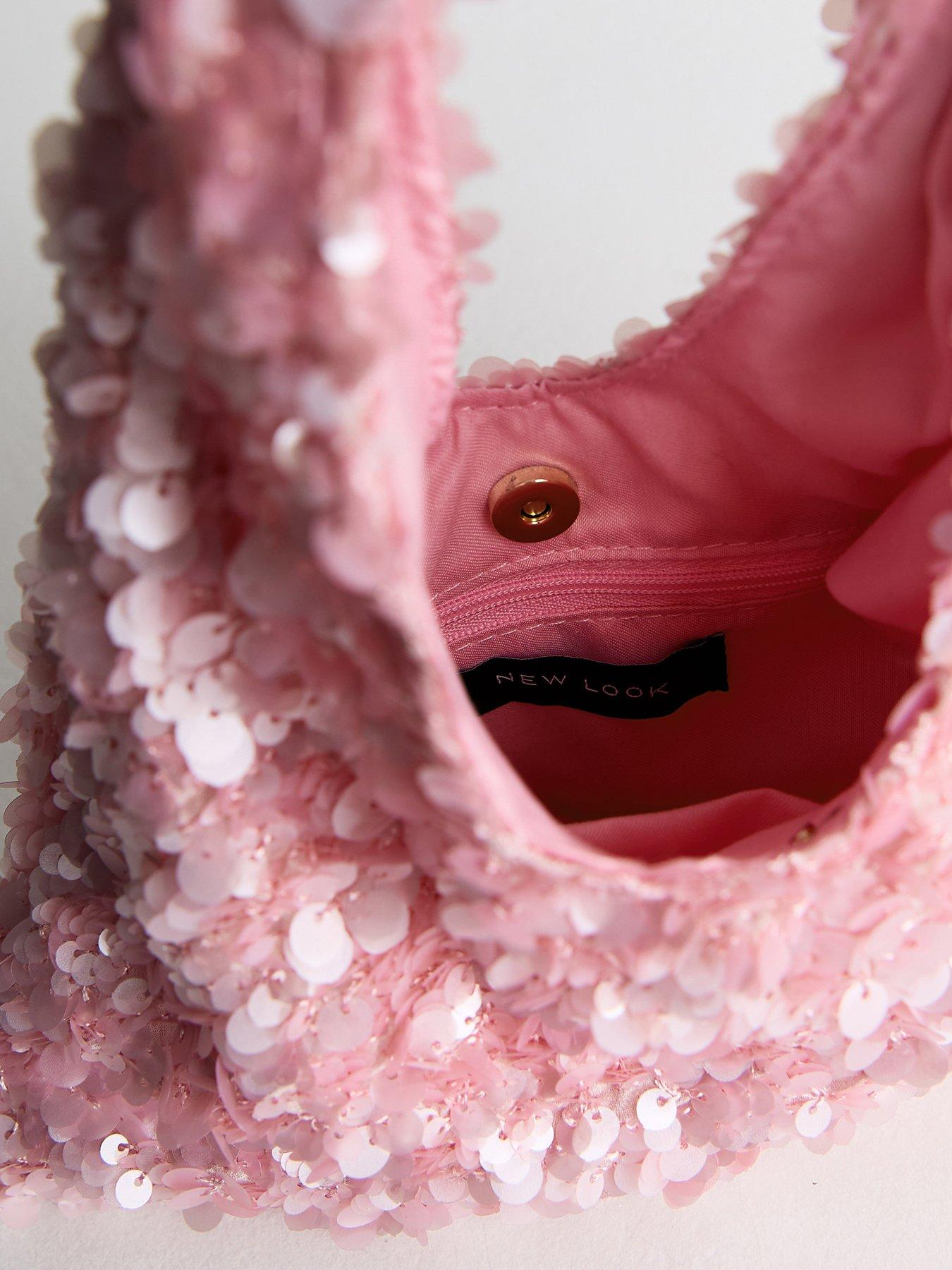 Image 5 of 5 of New Look Light Pink Sequinned Grab Bag
