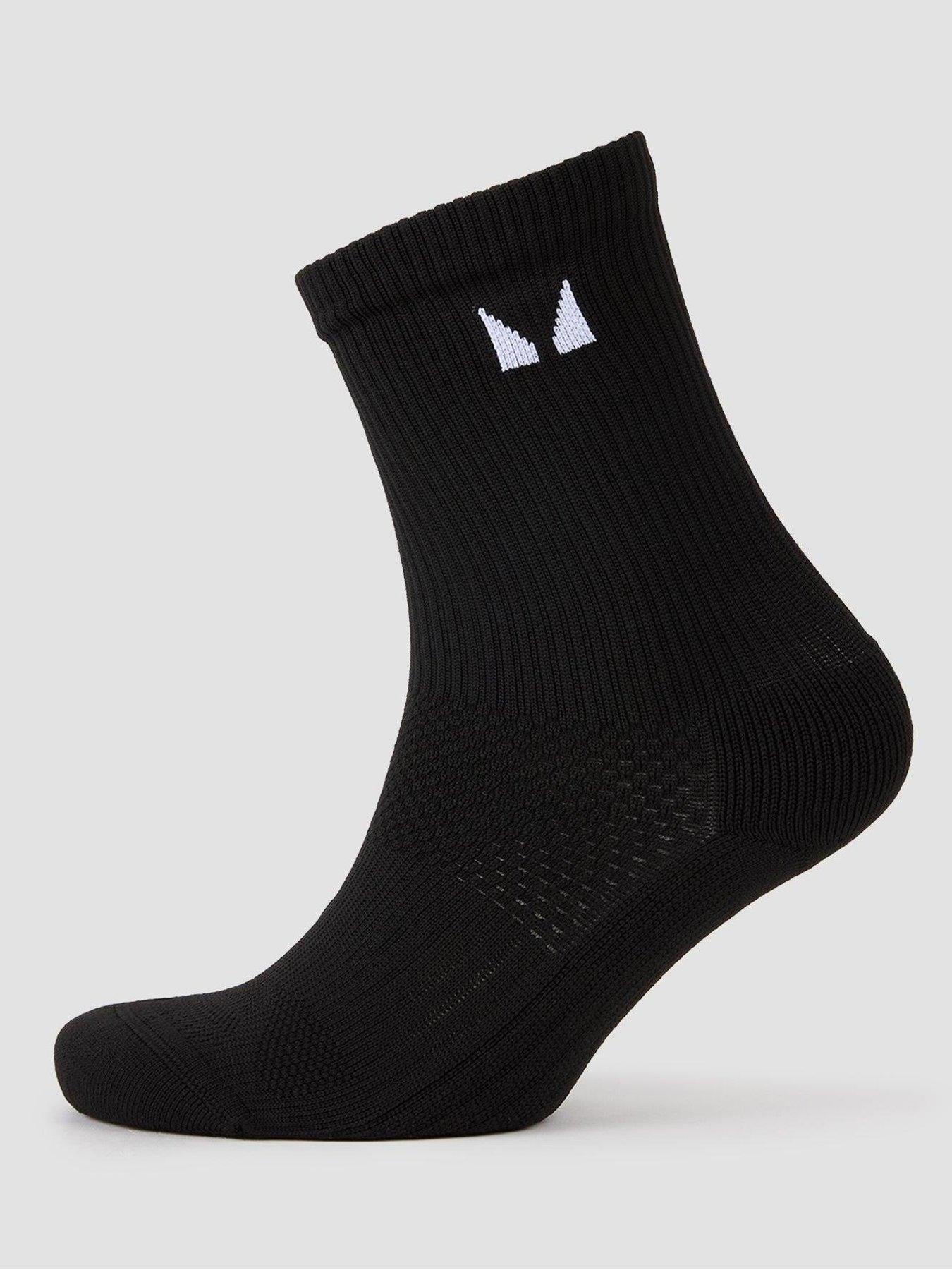 Image 2 of 4 of MyProtein Mp Running Socks (3 Pack) - Black