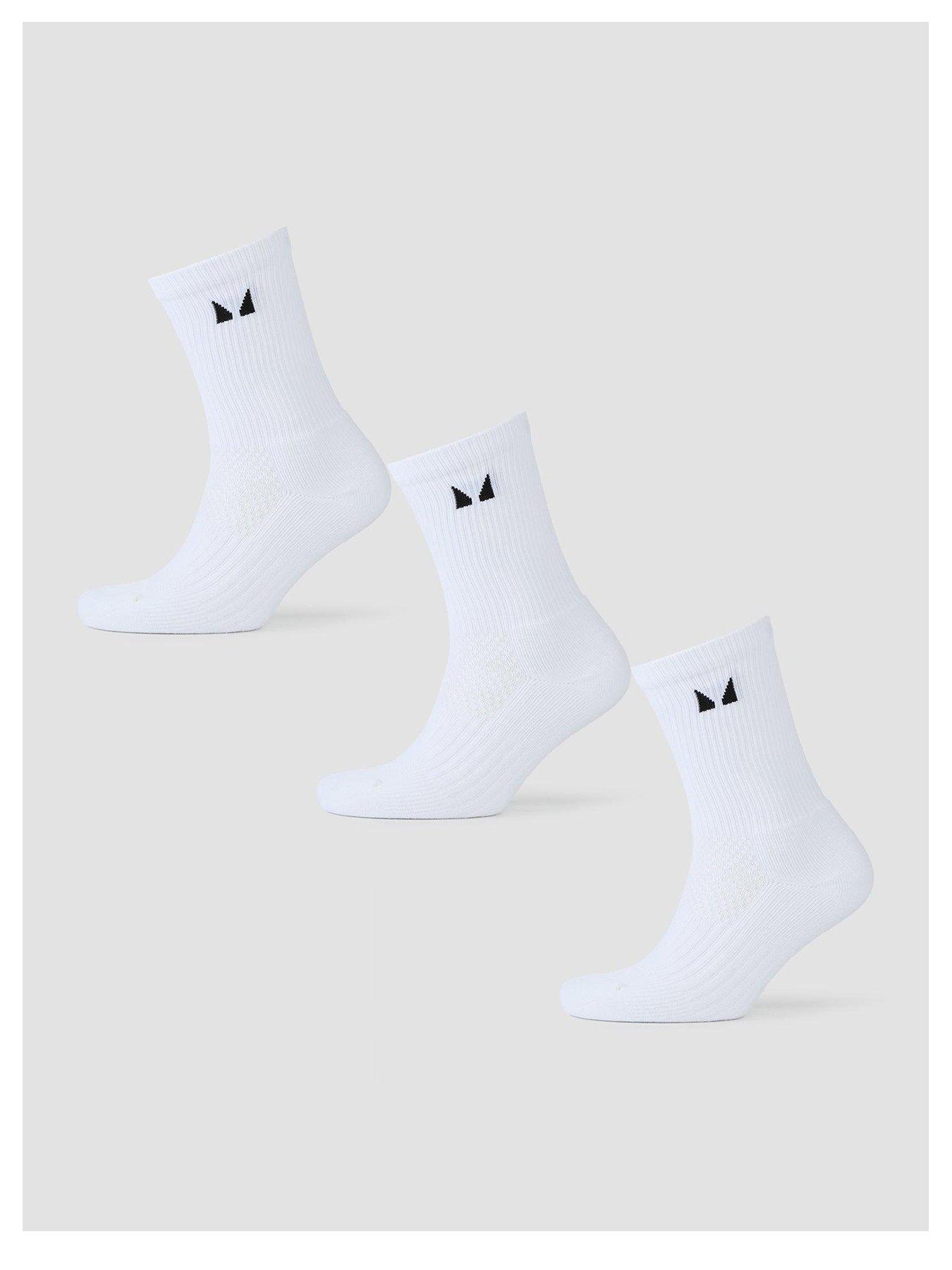 MyProtein Running Socks (3 Pack) - White