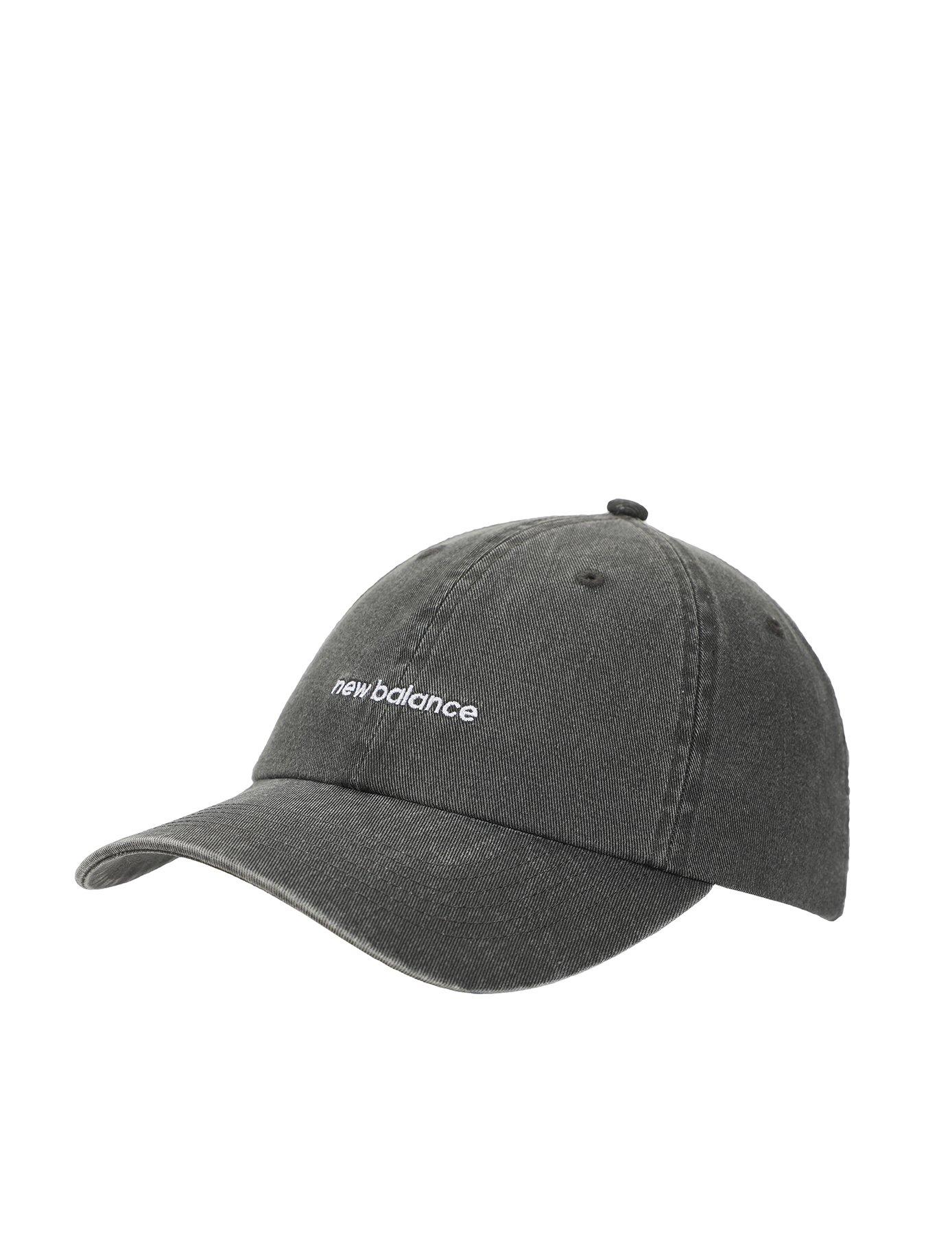 Image 1 of 3 of New Balance Unisex 6 Panel Linear Logo Hat - Black