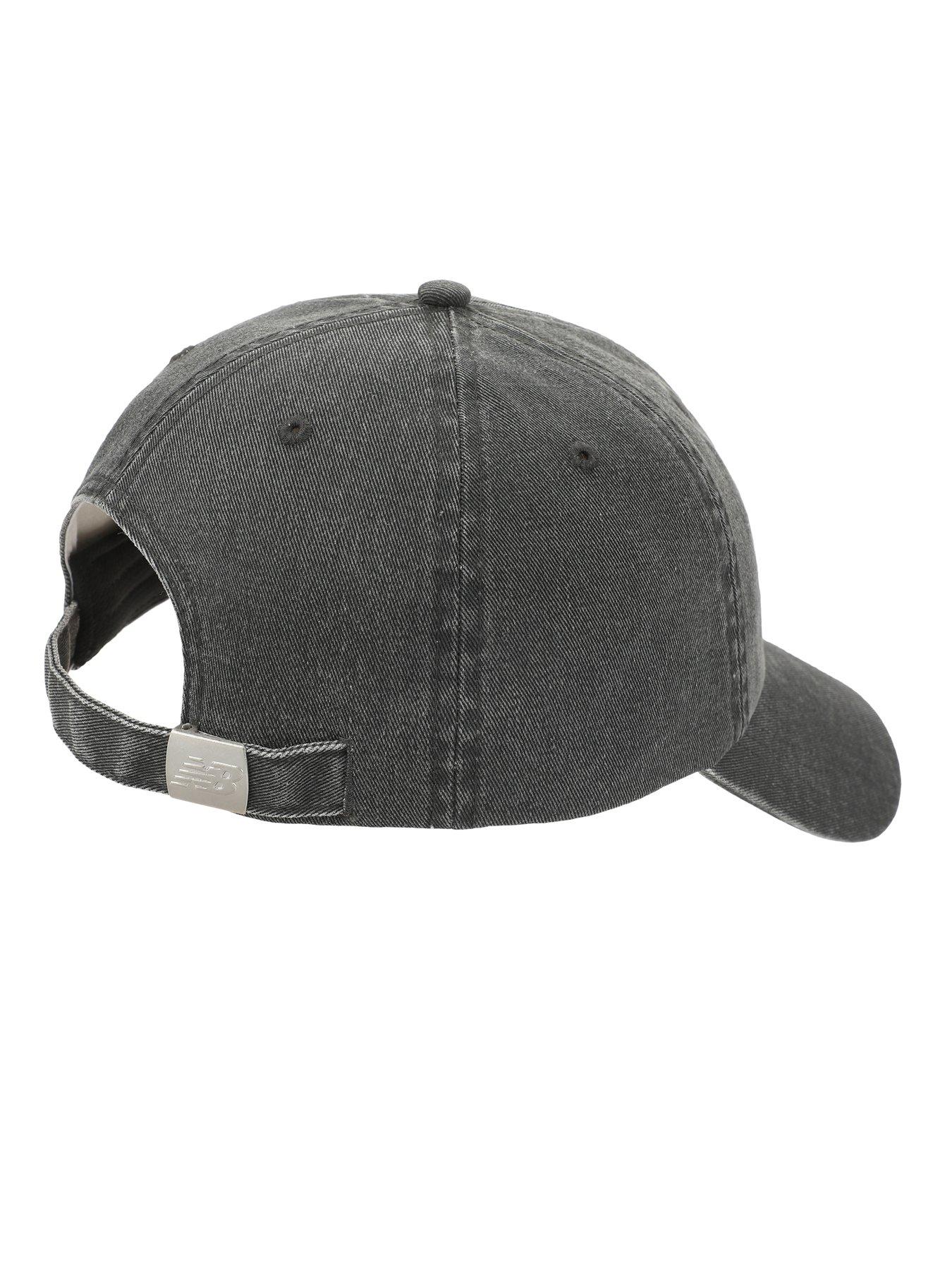Image 2 of 3 of New Balance Unisex 6 Panel Linear Logo Hat - Black