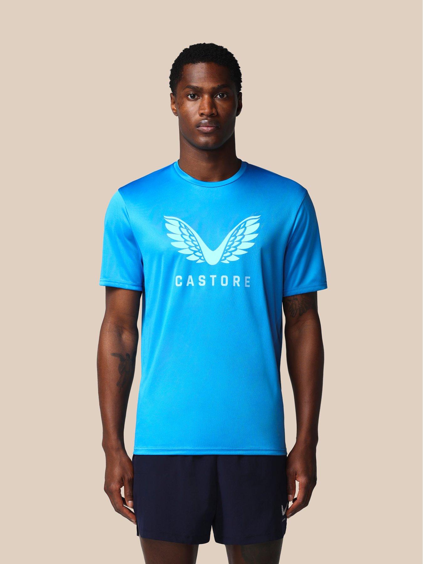 Castore Mens Training Graphic T-Shirt, Blue, Size M, Men