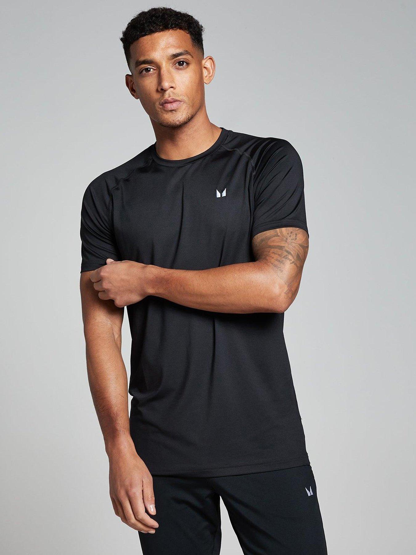 MyProtein Mens Training Core T-Shirt, Black, Size M, Men