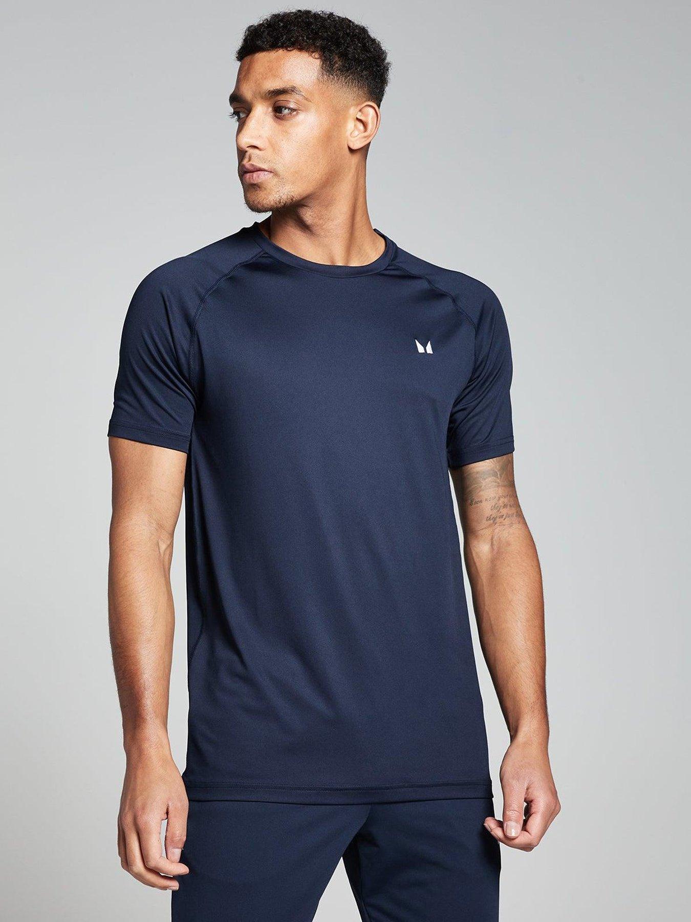 MyProtein Mens Training Core T-Shirt, Navy, Size 2Xl, Men