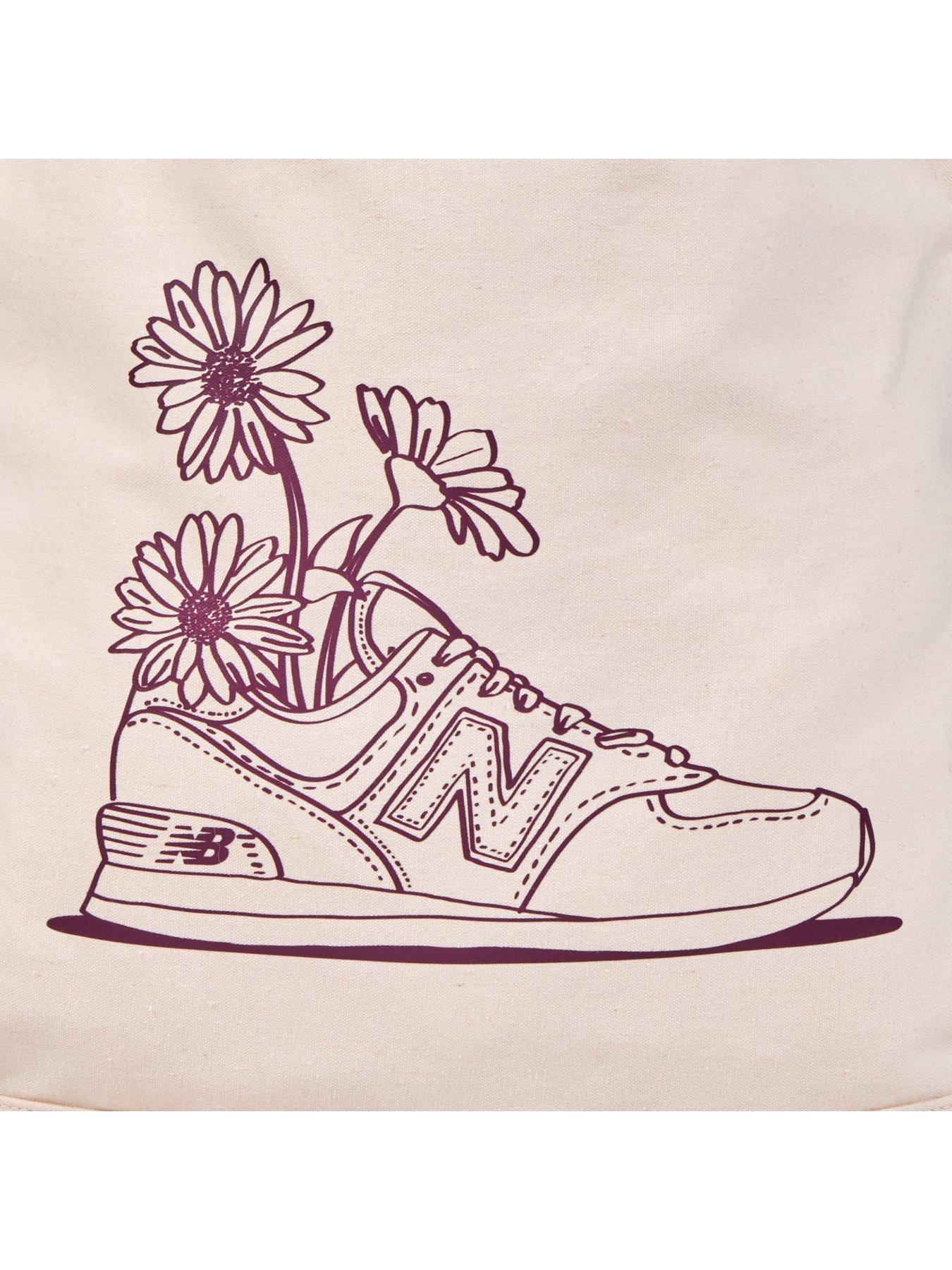 Image 4 of 4 of New Balance Unisex Graphic Tote- White