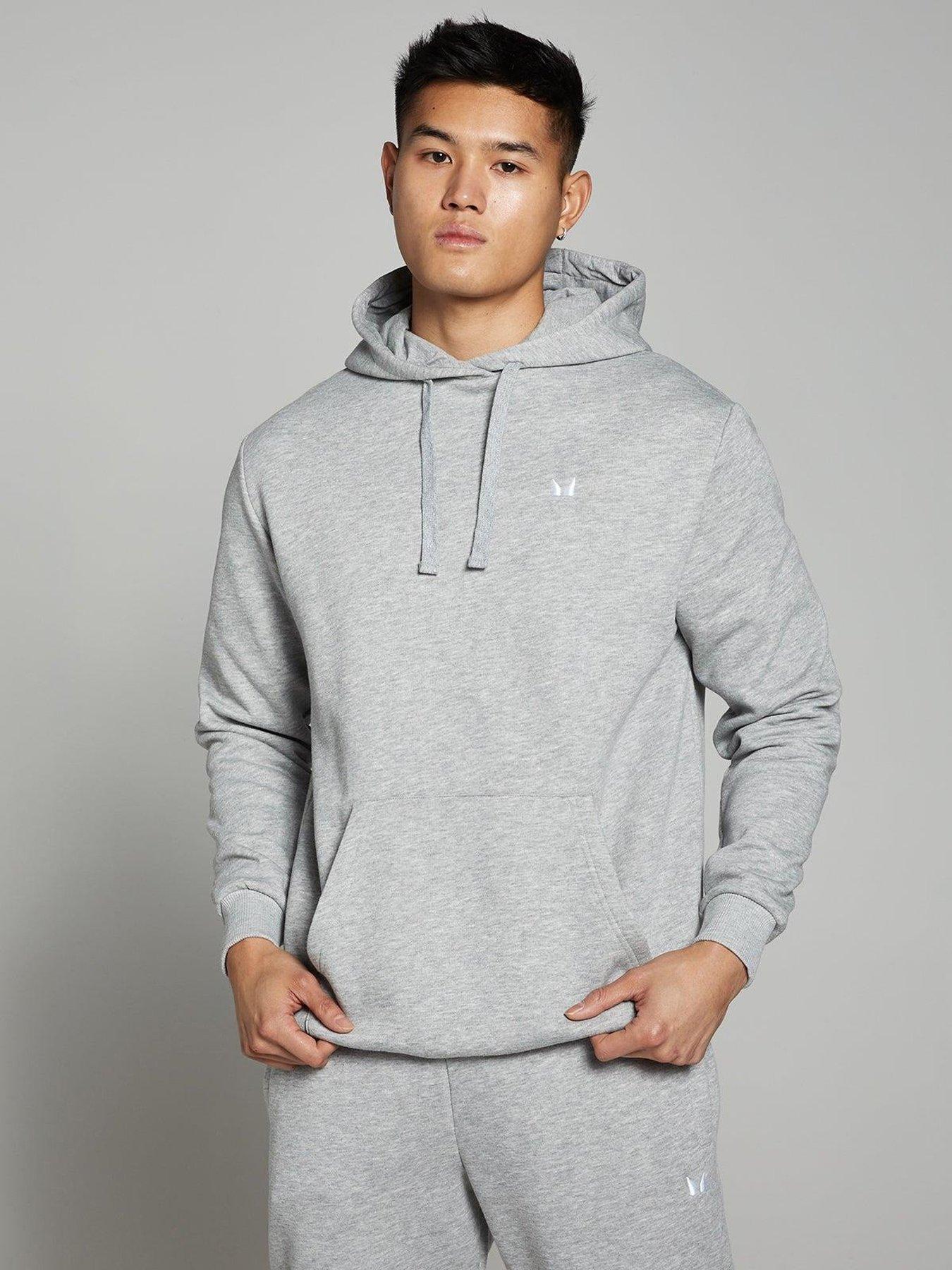 MyProtein Mens Training Core Lifestyle Hoodie, Grey, Size Xl, Men