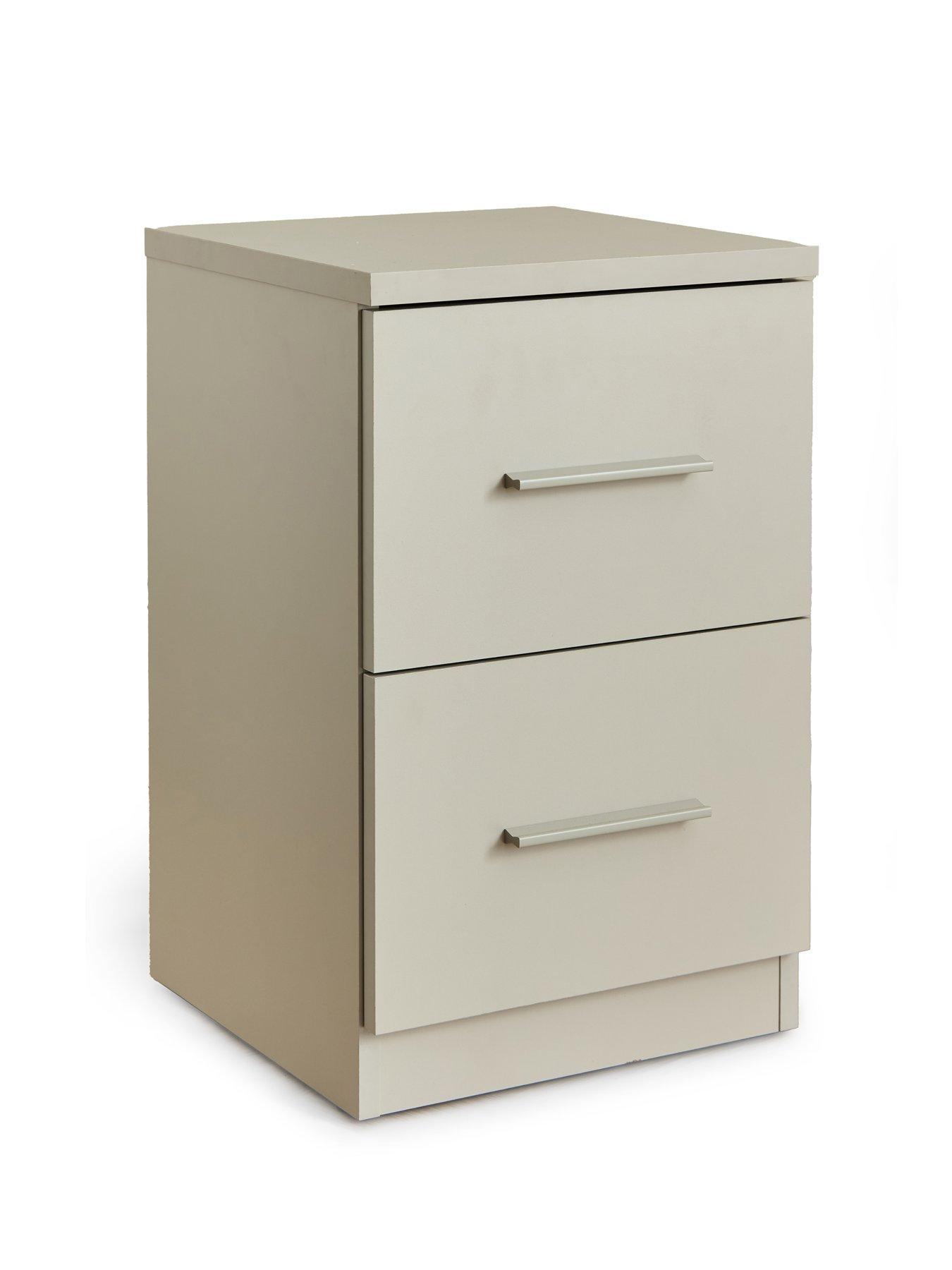 Image 3 of 7 of The Very Collection Murcia 2 Drawer Bedside - Oatmeal