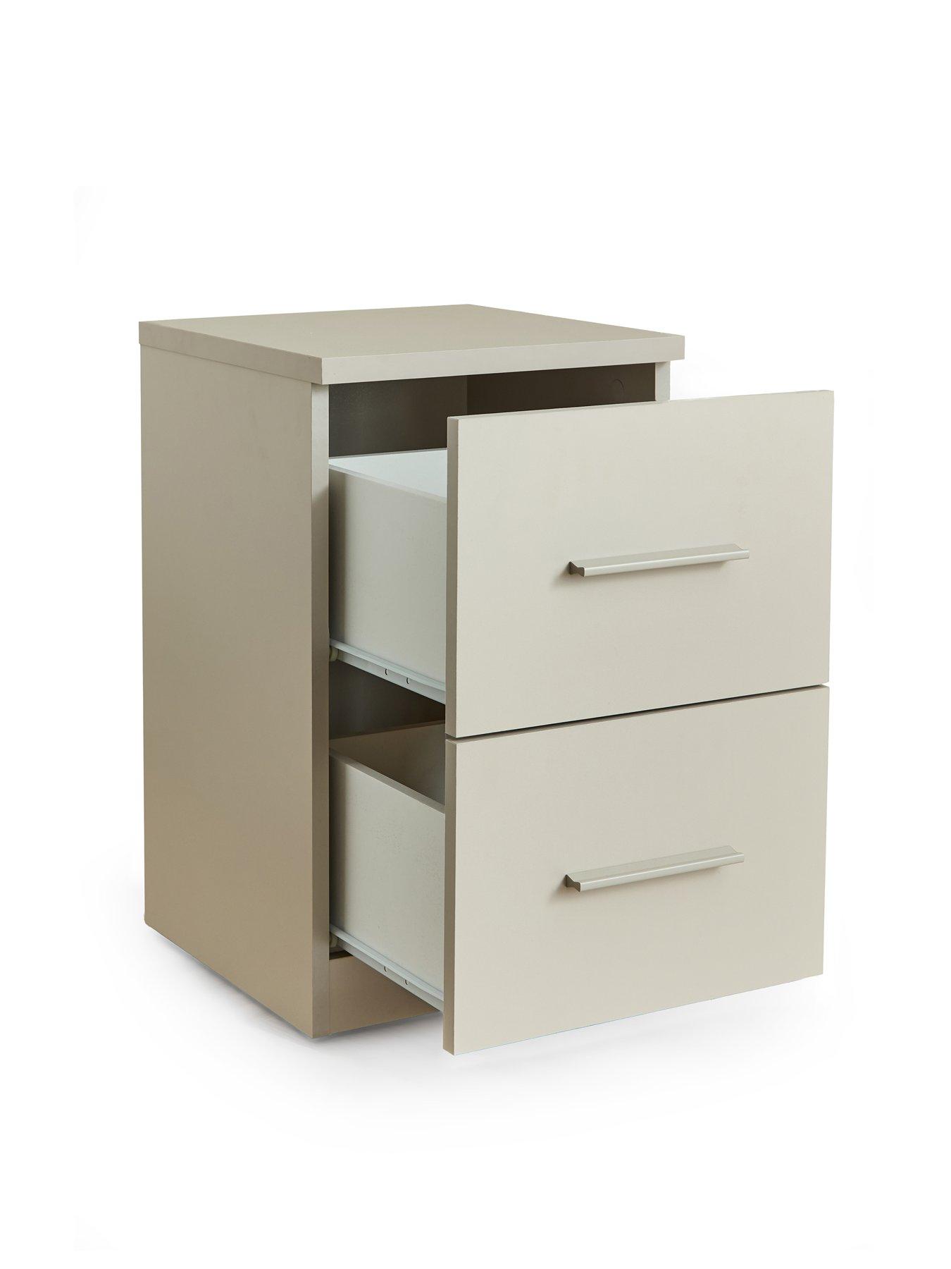 Image 4 of 7 of The Very Collection Murcia 2 Drawer Bedside - Oatmeal