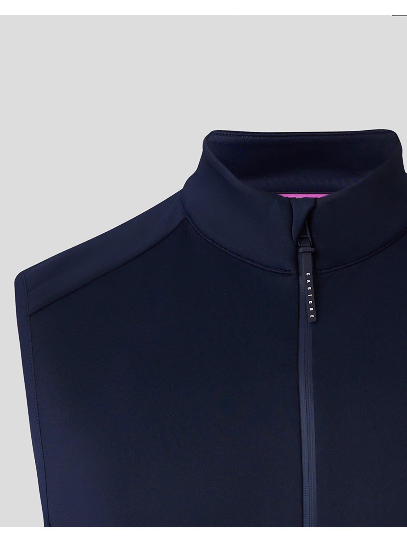 Image 4 of 5 of Castore Mens Golf Flex 1/2 Zip Gilet- Navy