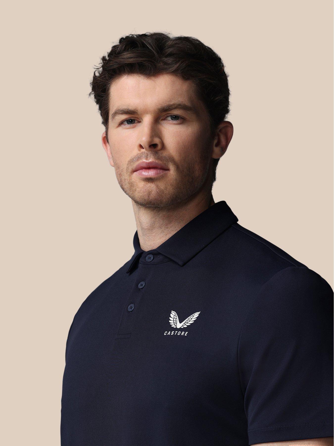 Image 4 of 7 of Castore Mens Golf Essential Polo - Navy