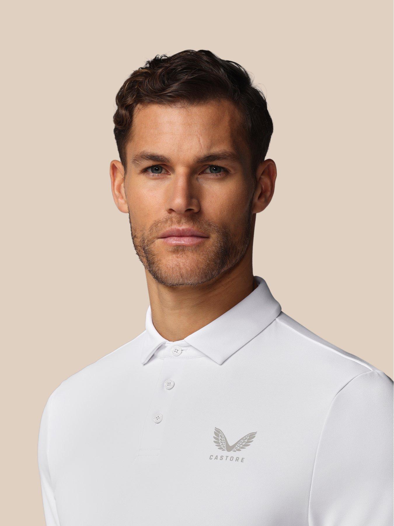 Image 5 of 7 of Castore Mens Golf Essential Polo - White