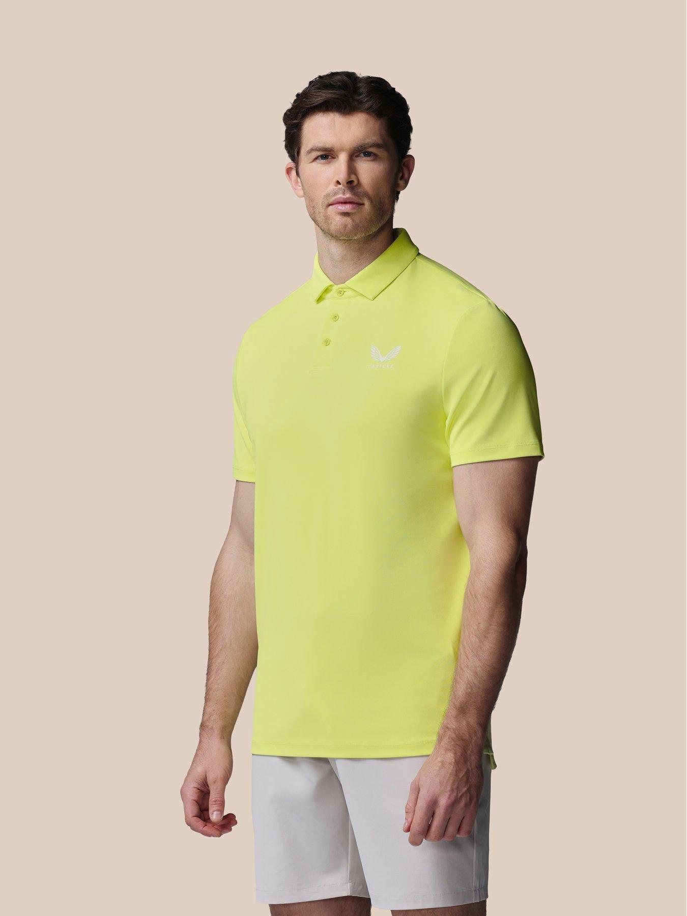 Image 5 of 7 of Castore Mens Golf Essential Polo - White