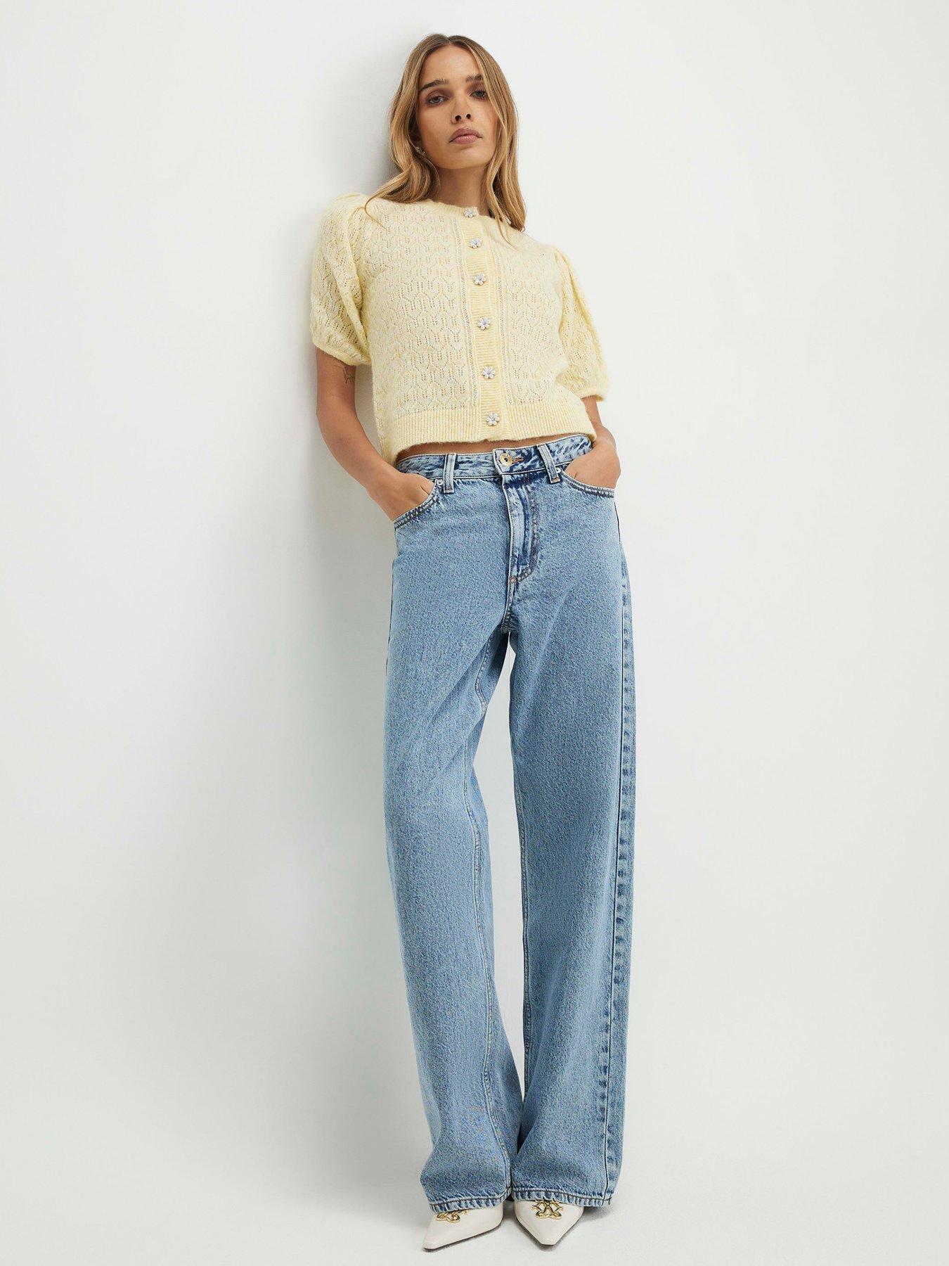 Image 3 of 4 of River Island Bubble Cardigan - Yellow