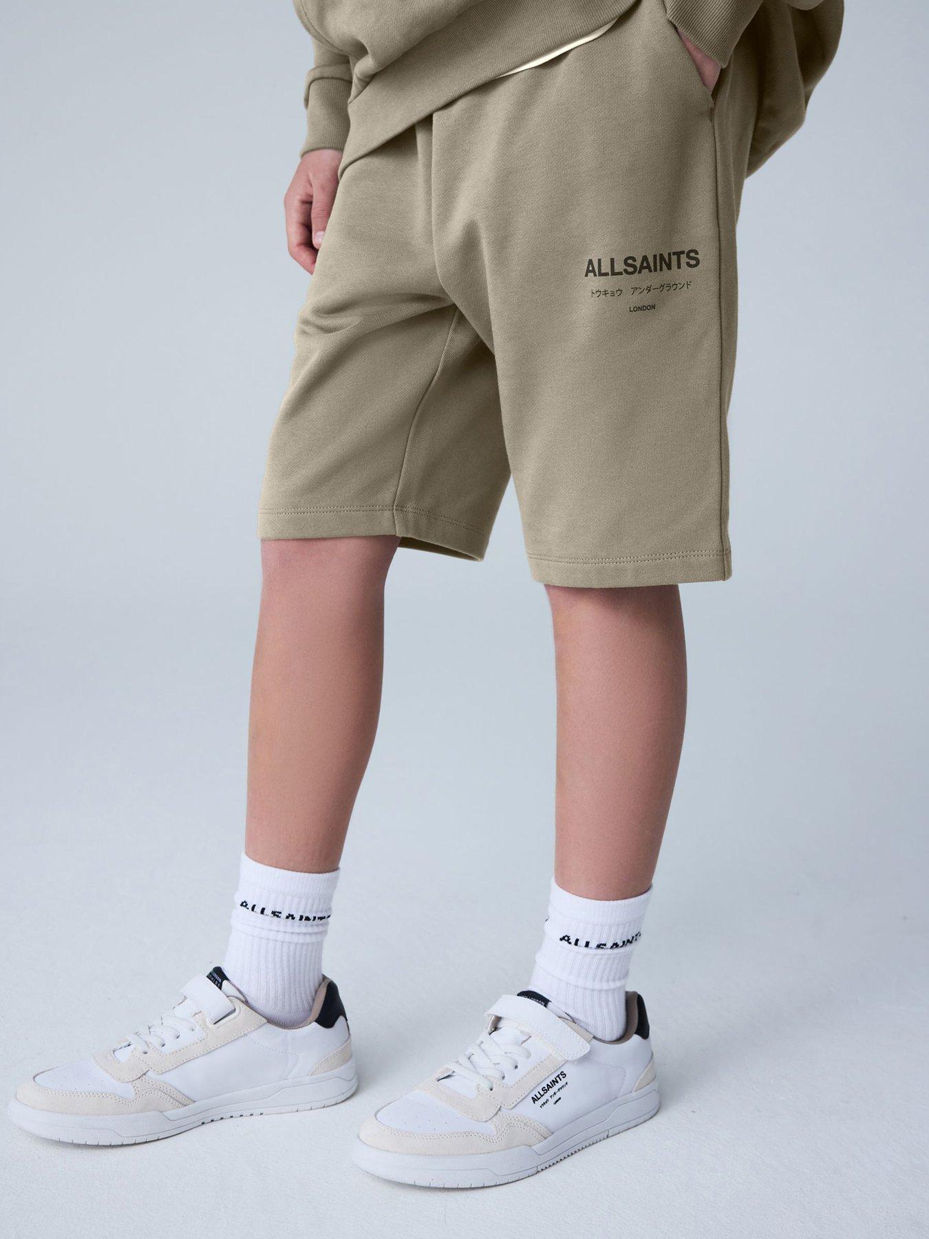 smALLSAINTS Younger Boys Underground Sweat Shorts, Green, Size Age: 8-9 Years