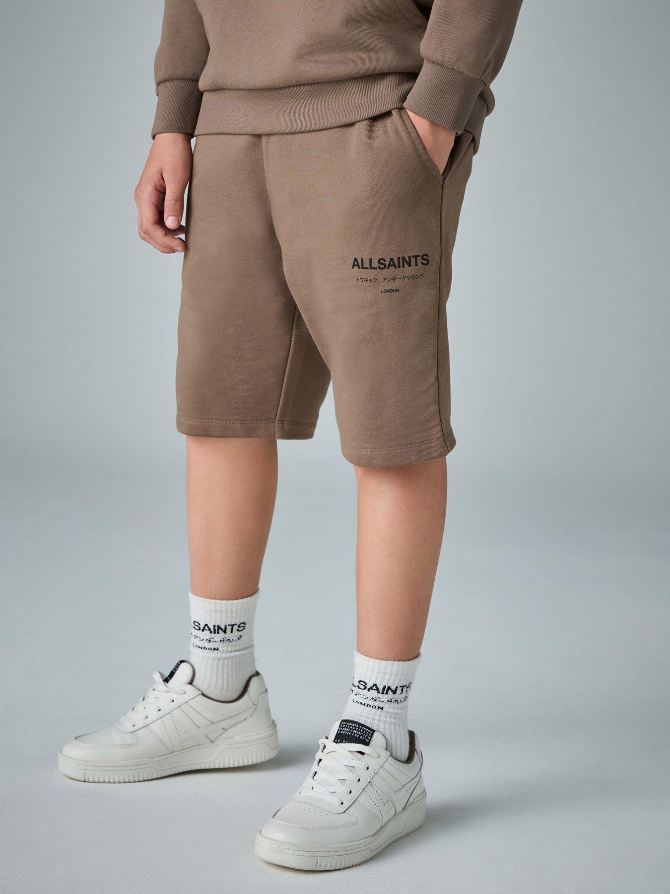 Image 1 of 7 of smALLSAINTS Younger Boys Underground Sweat Shorts - Brown