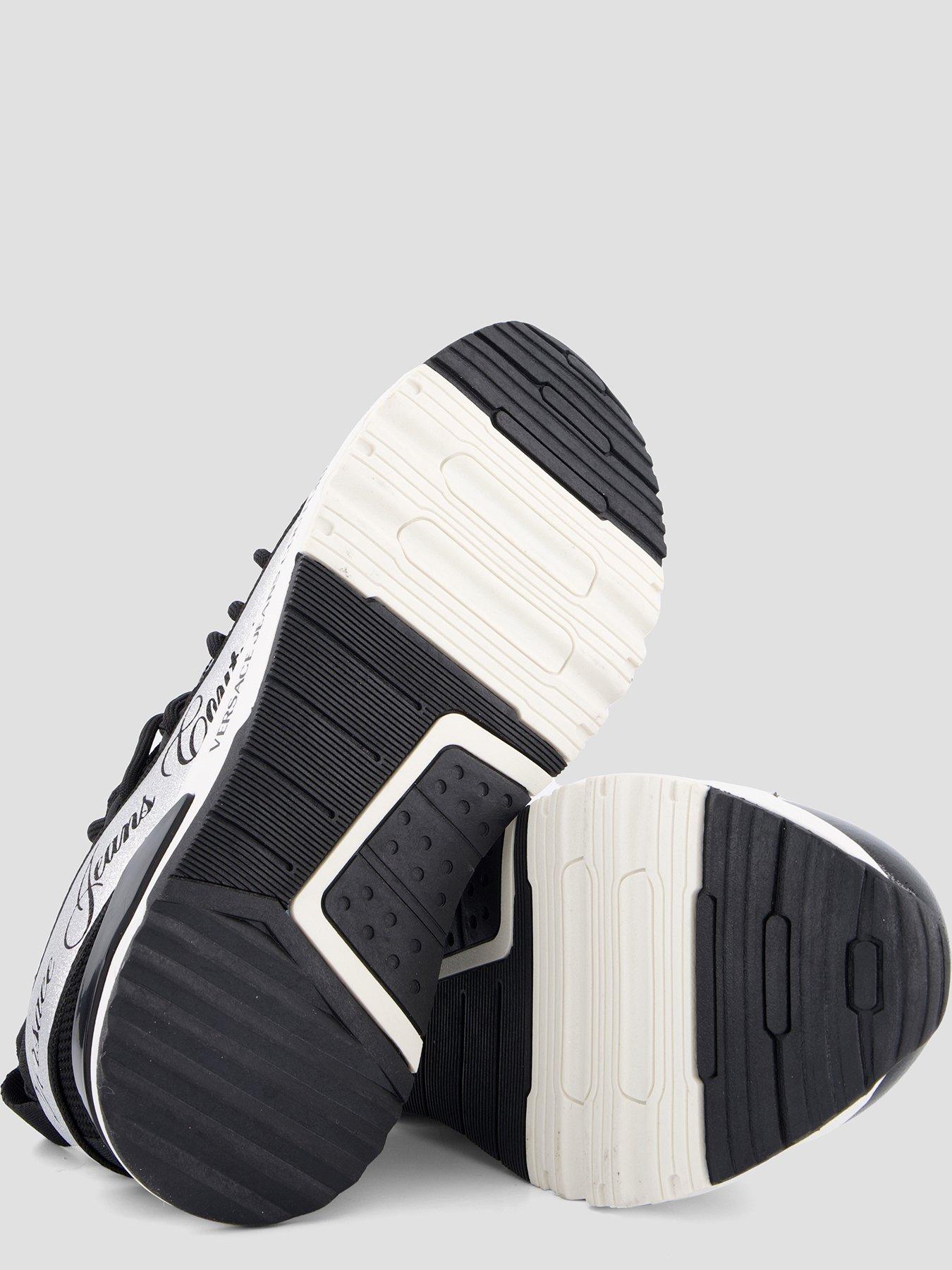 Image 5 of 8 of Versace Jeans Couture Knitted Mesh Runner - Black