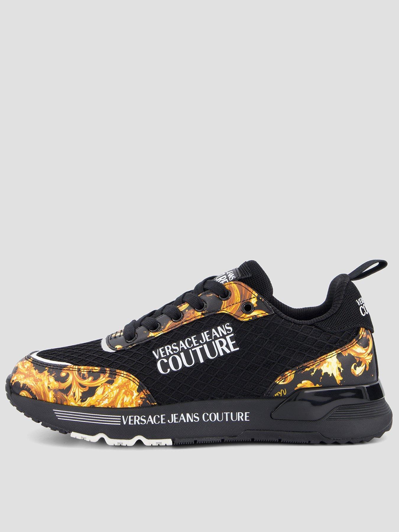 Versace Jeans Couture Baroque Print Mesh Runner