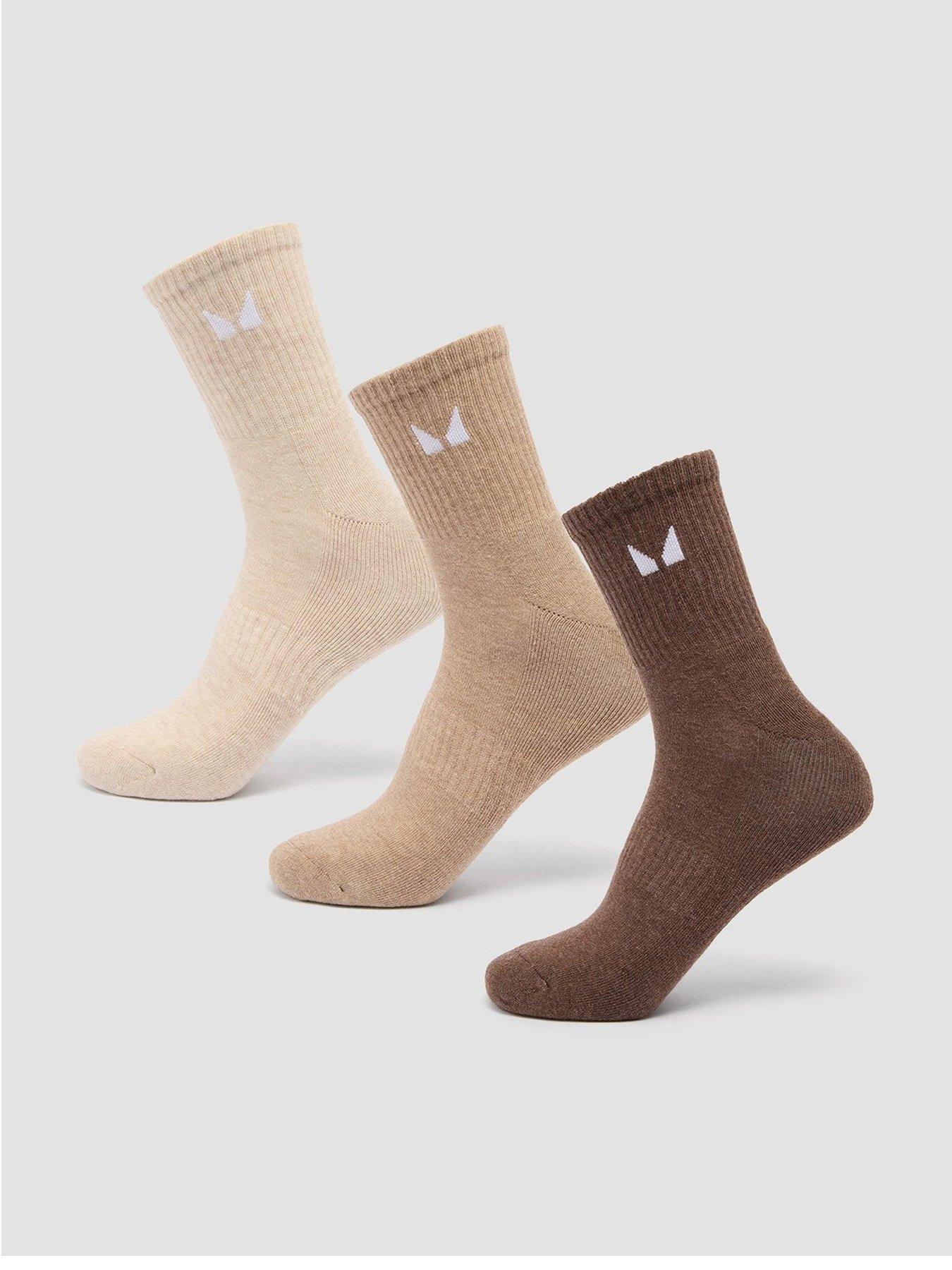 MyProtein Mp Unisex Crew Socks (3 Pack) - Neutrals