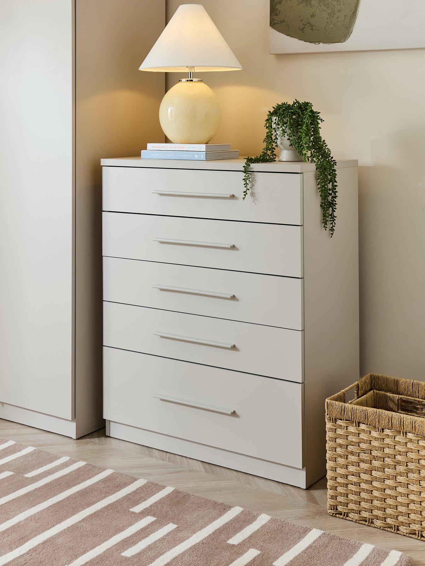The Very Collection Murcia 5 Drawer Chest - Oatmeal - FSC® Certified
