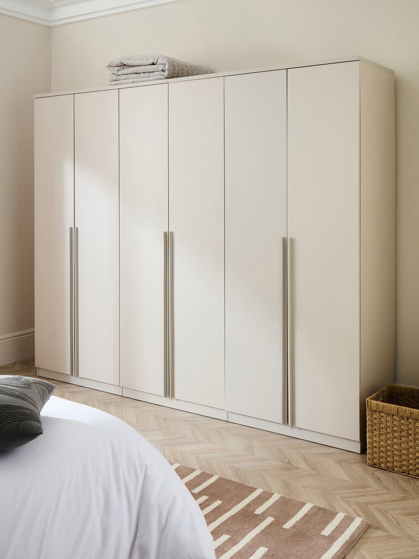 The Very Collection Murcia 6 Door Wardrobe - Oatmeal - FSC® Certified