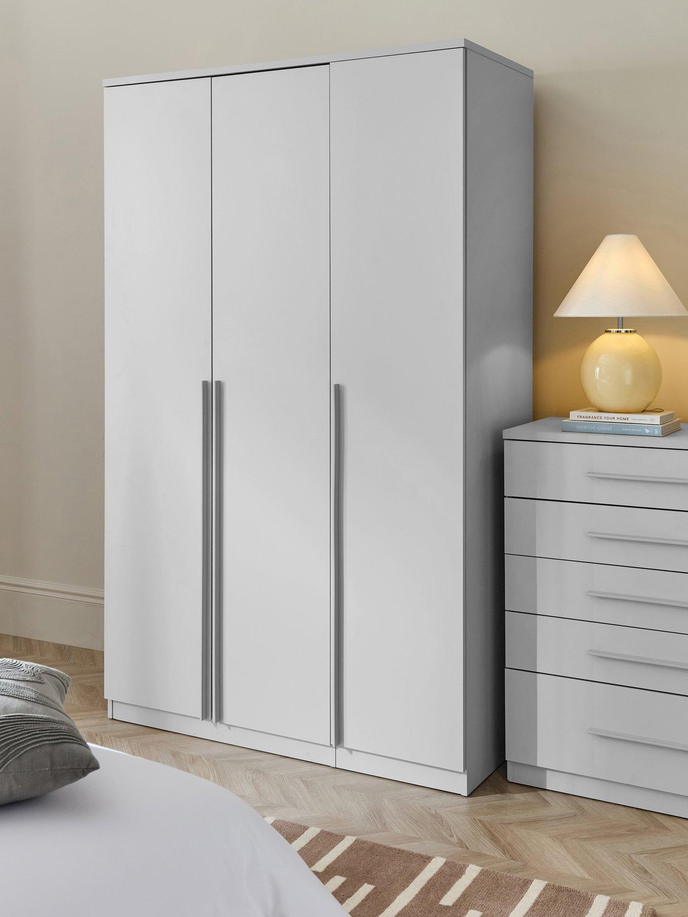 The Very Collection Murcia 3 Door Wardrobe - White - FSC® Certified