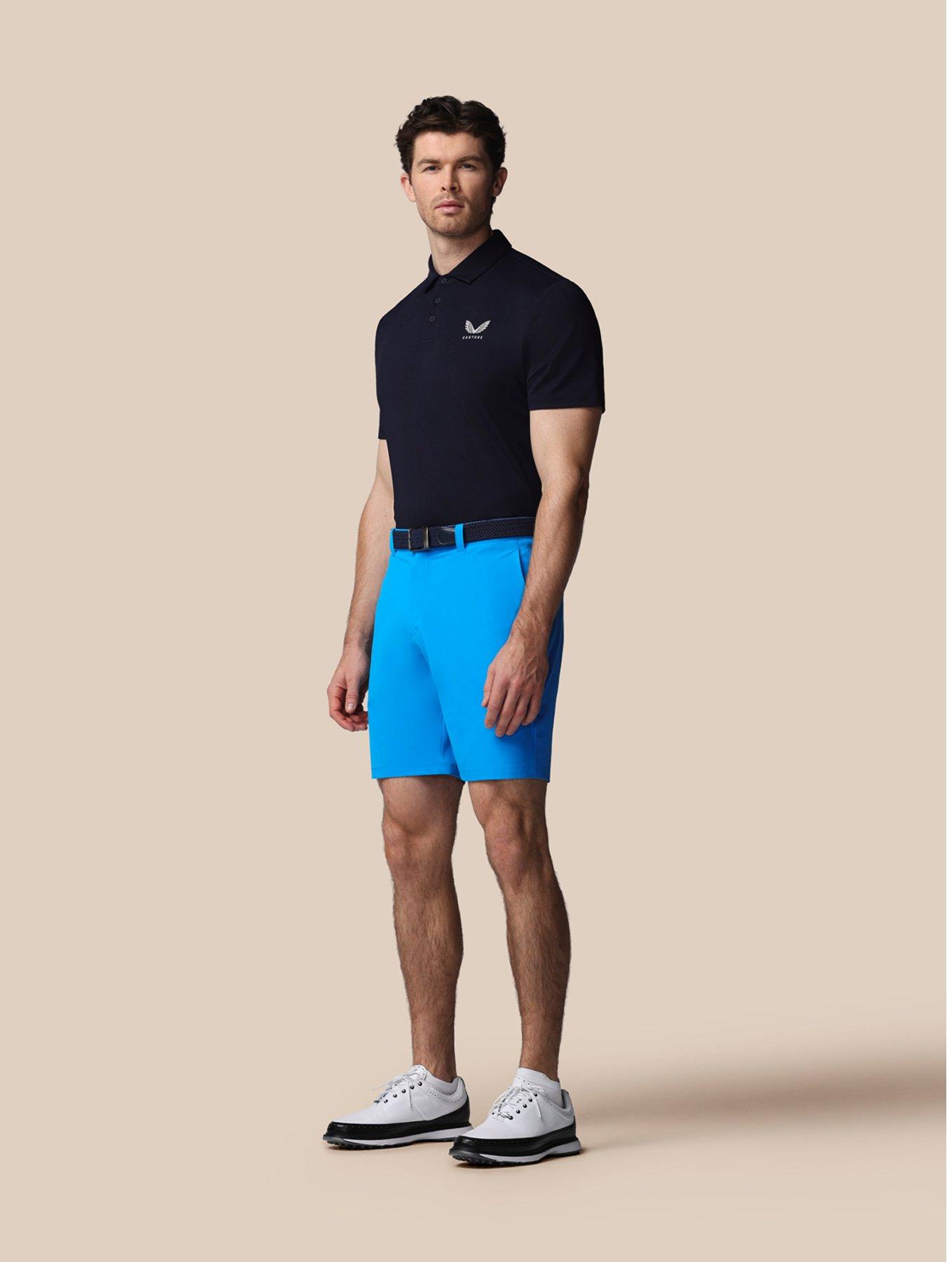 Image 3 of 6 of Castore Mens Golf Short- Ibiza Blue