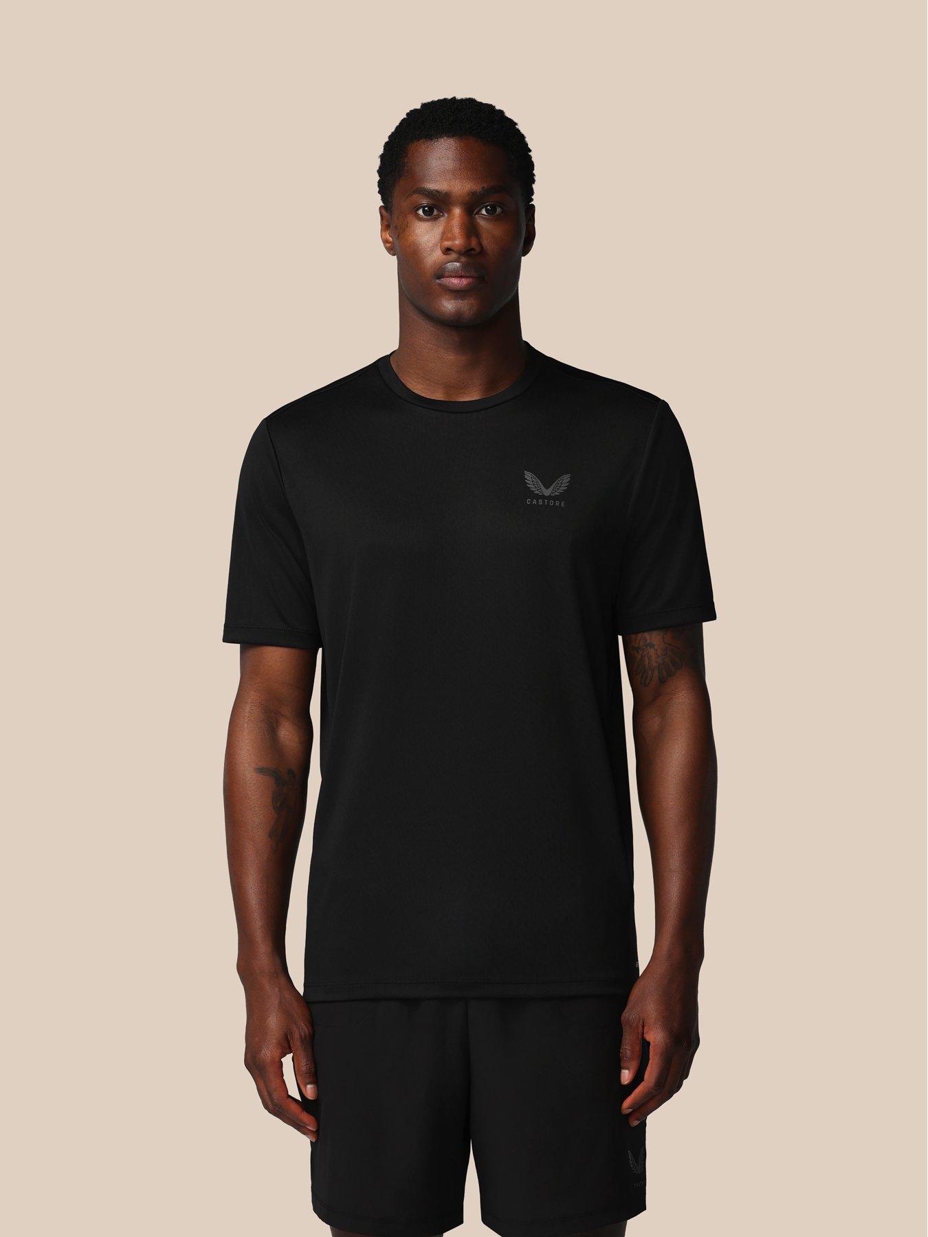 Castore Mens Training T-Shirt, Black, Size 2Xl, Men