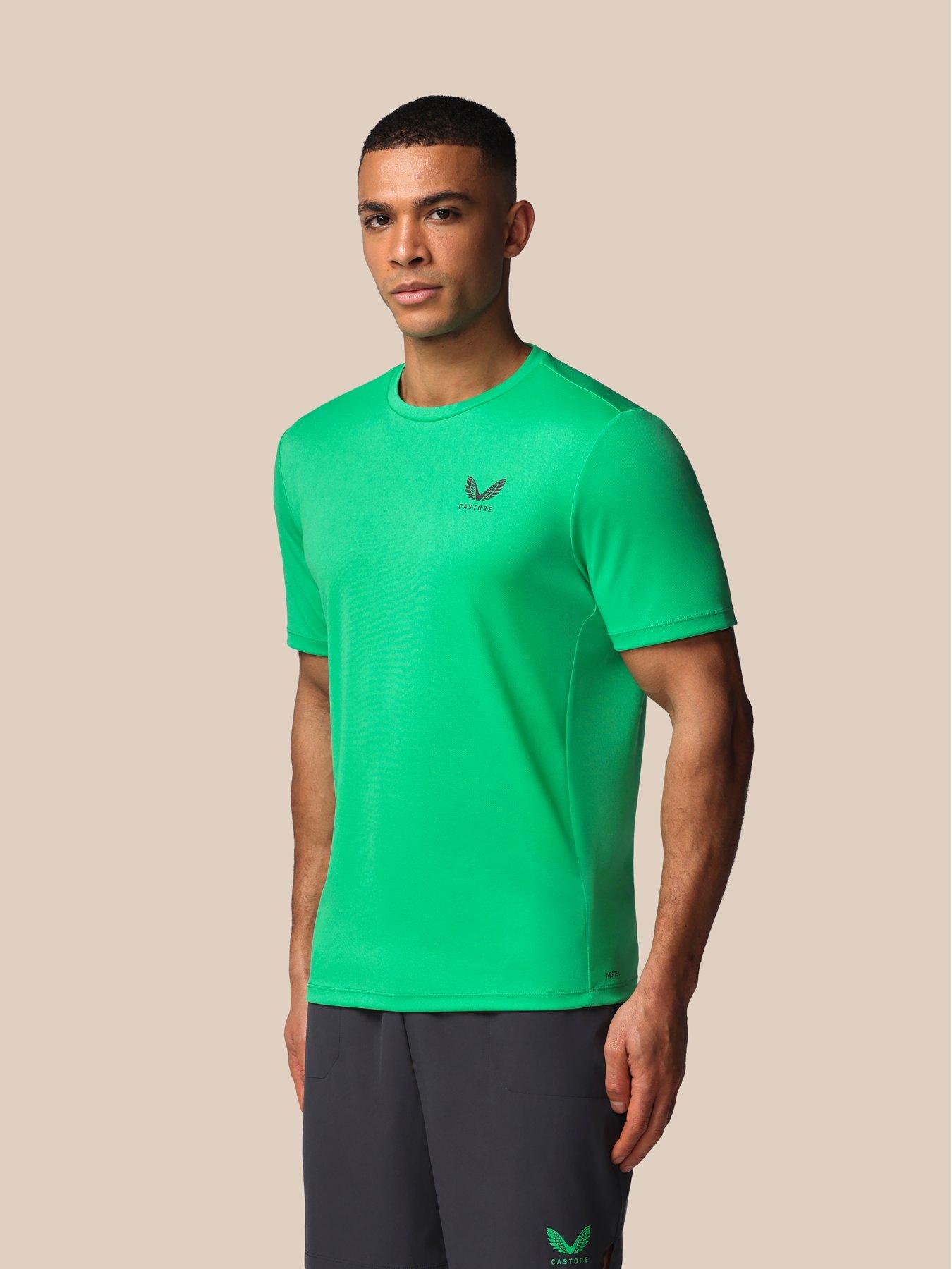 Castore Mens Training T-Shirt, Green, Size S, Men