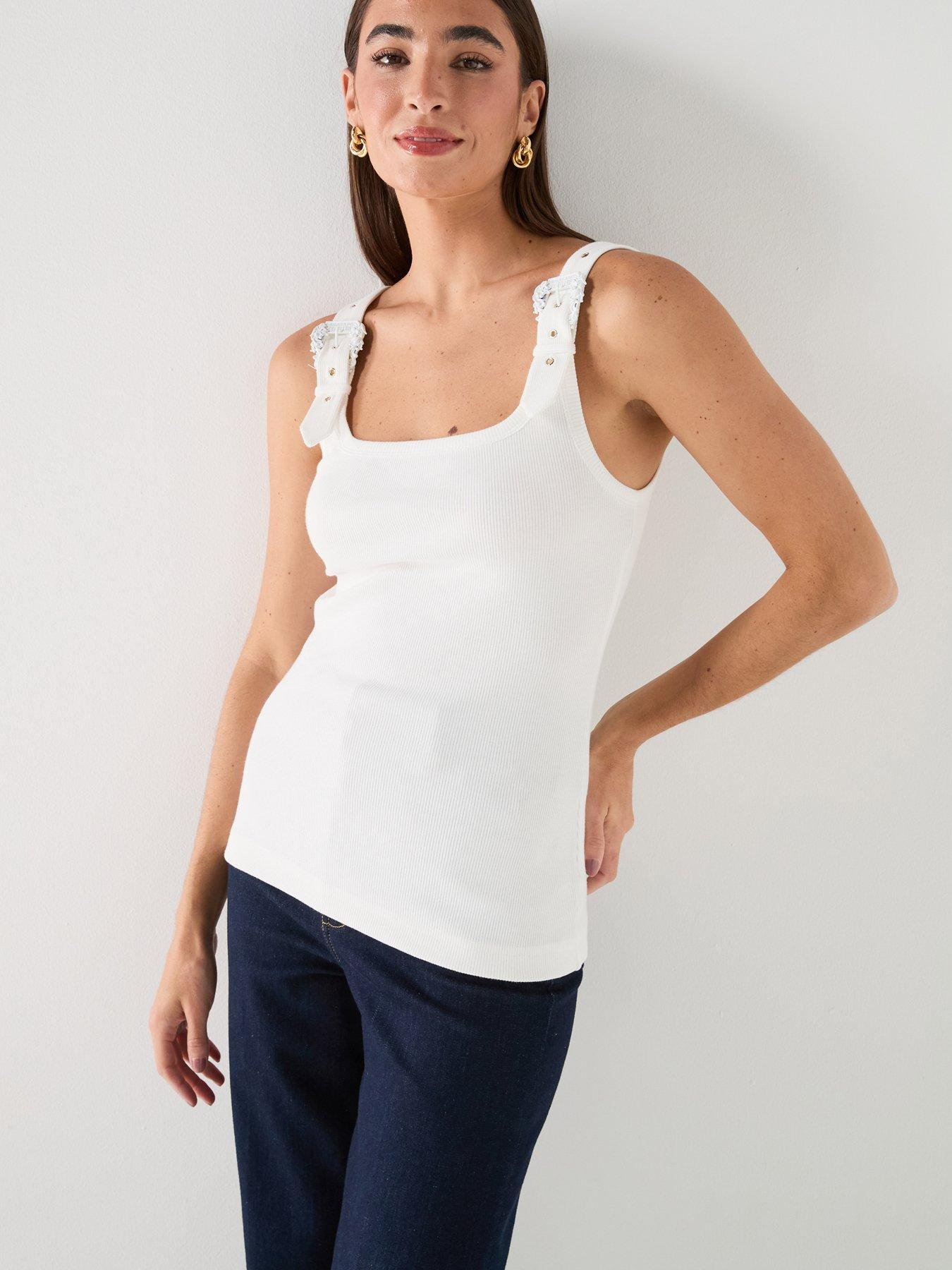 Versace Jeans Couture 74dp619 S Buckles Top