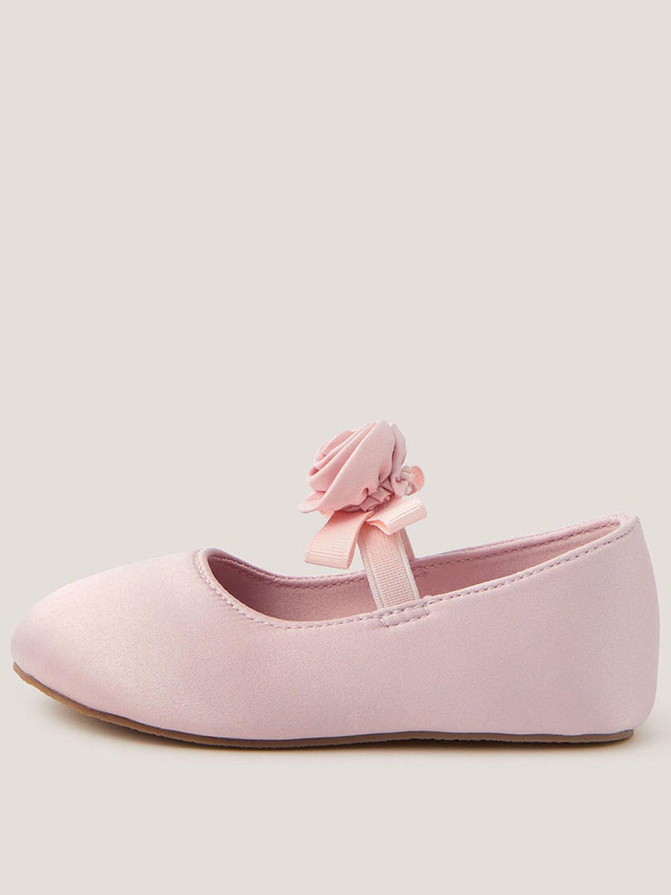 Monsoon Baby Girls Rosette Walker Shoes - Pink