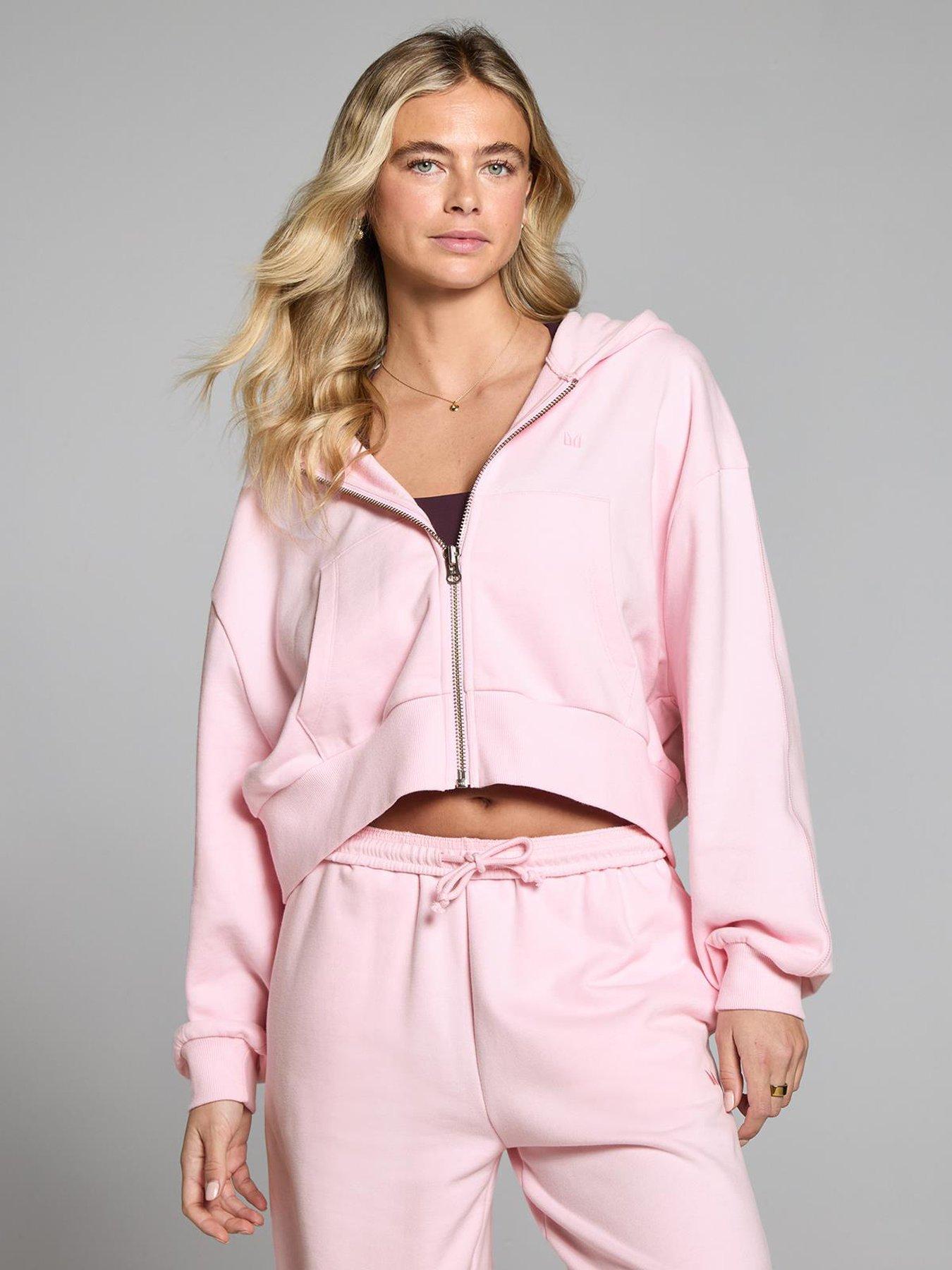 MyProtein Womens Training Lightweight Loopback Zip-Through Hoodie - Pink