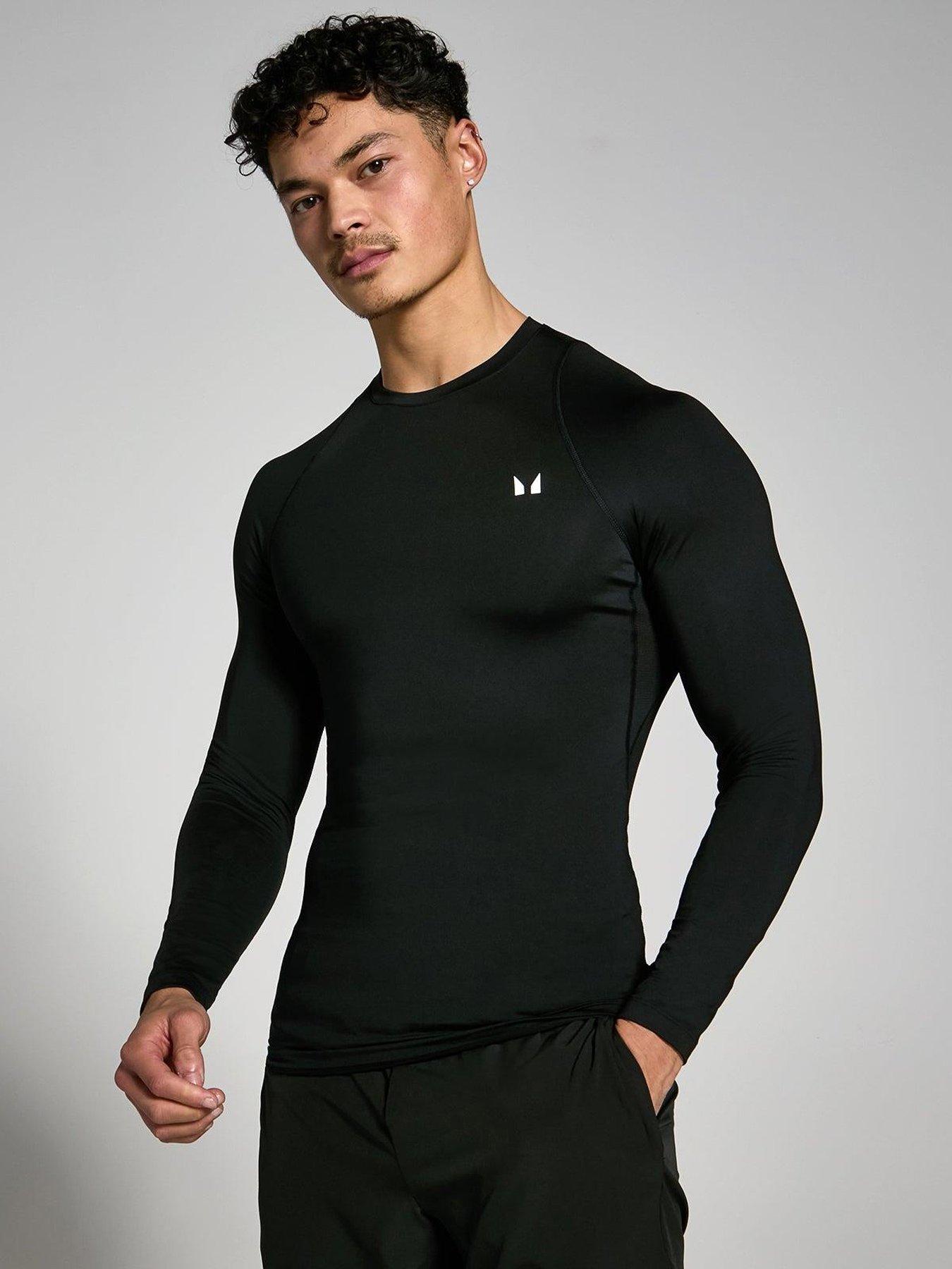 MyProtein Mens Training Core Base Layer L/S Top - Black