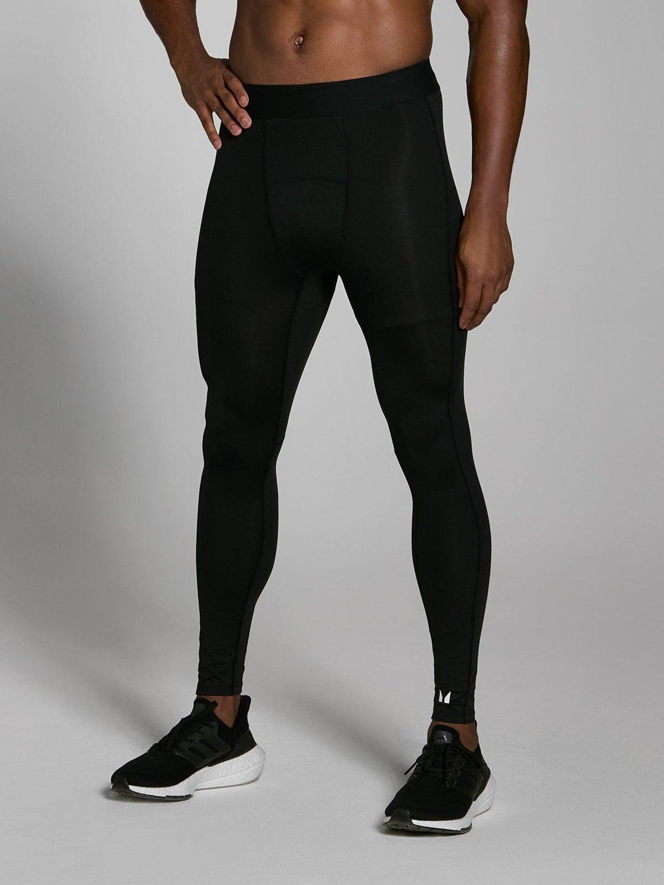 MyProtein Mens Training Core Base Layer Tights - Black