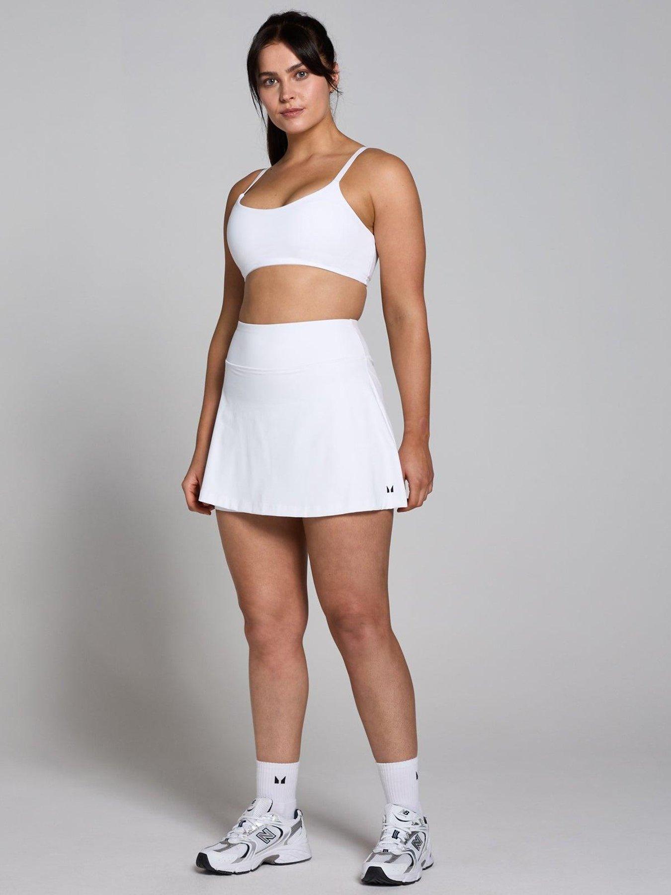 Image 3 of 5 of MyProtein Womens Training Tempo Skort - White