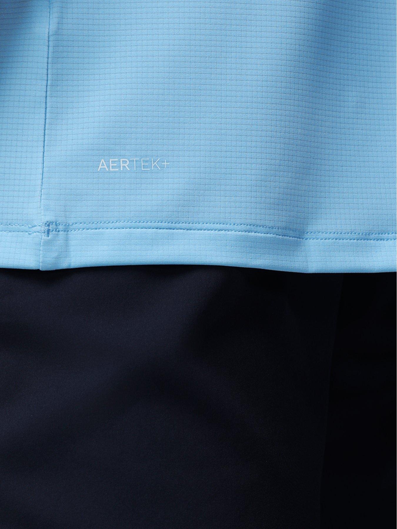 Image 5 of 6 of Castore Mens Golf Map Printed Polo- Ibiza Polo - Blue