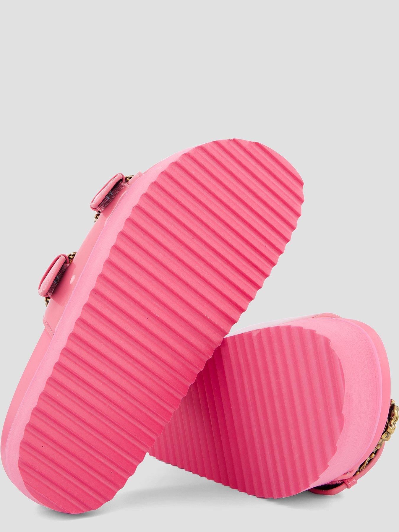 Image 4 of 7 of Versace Jeans Couture Double Bucket Platform Sandal - Pink