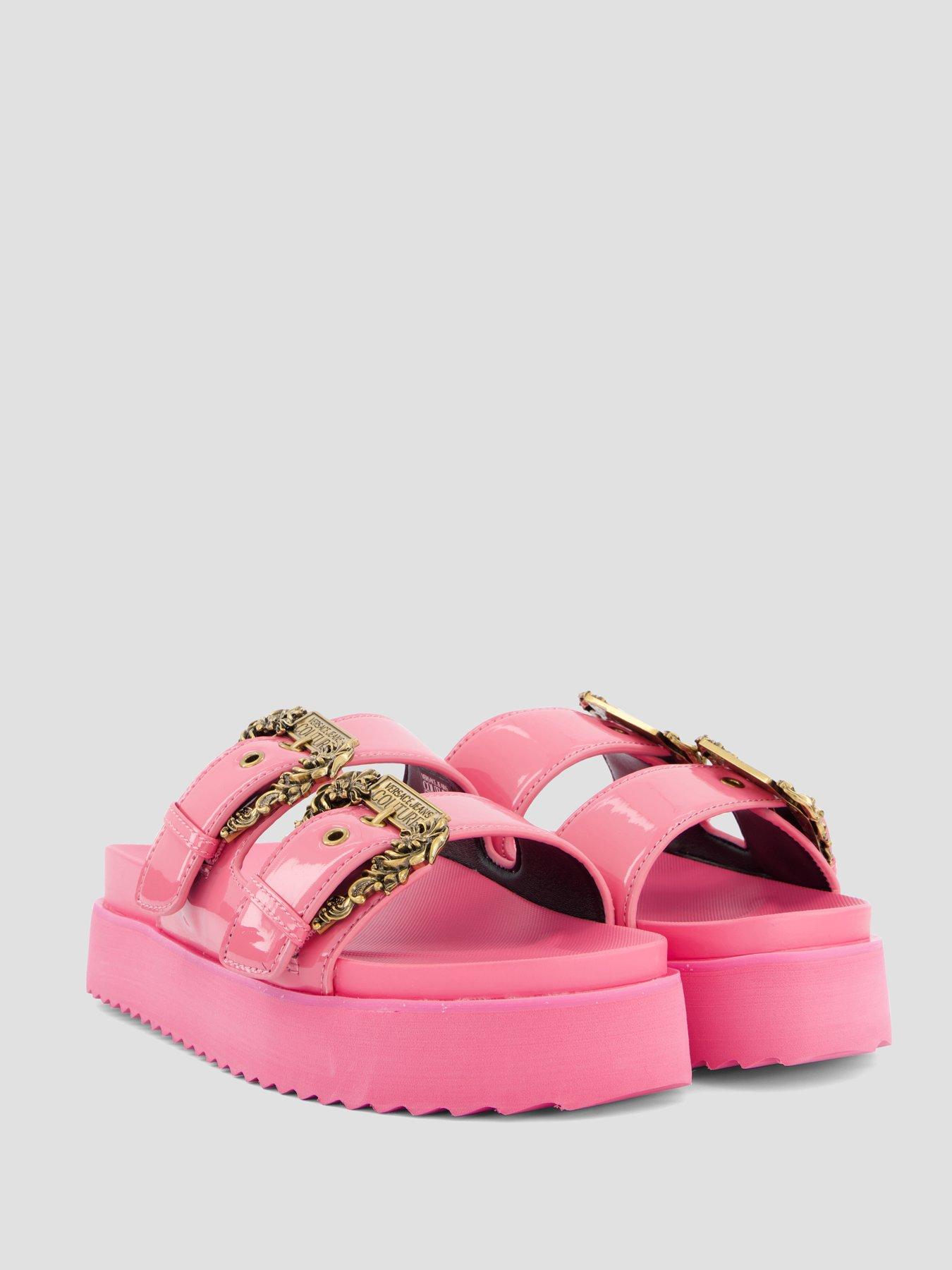 Image 6 of 7 of Versace Jeans Couture Double Bucket Platform Sandal - Pink