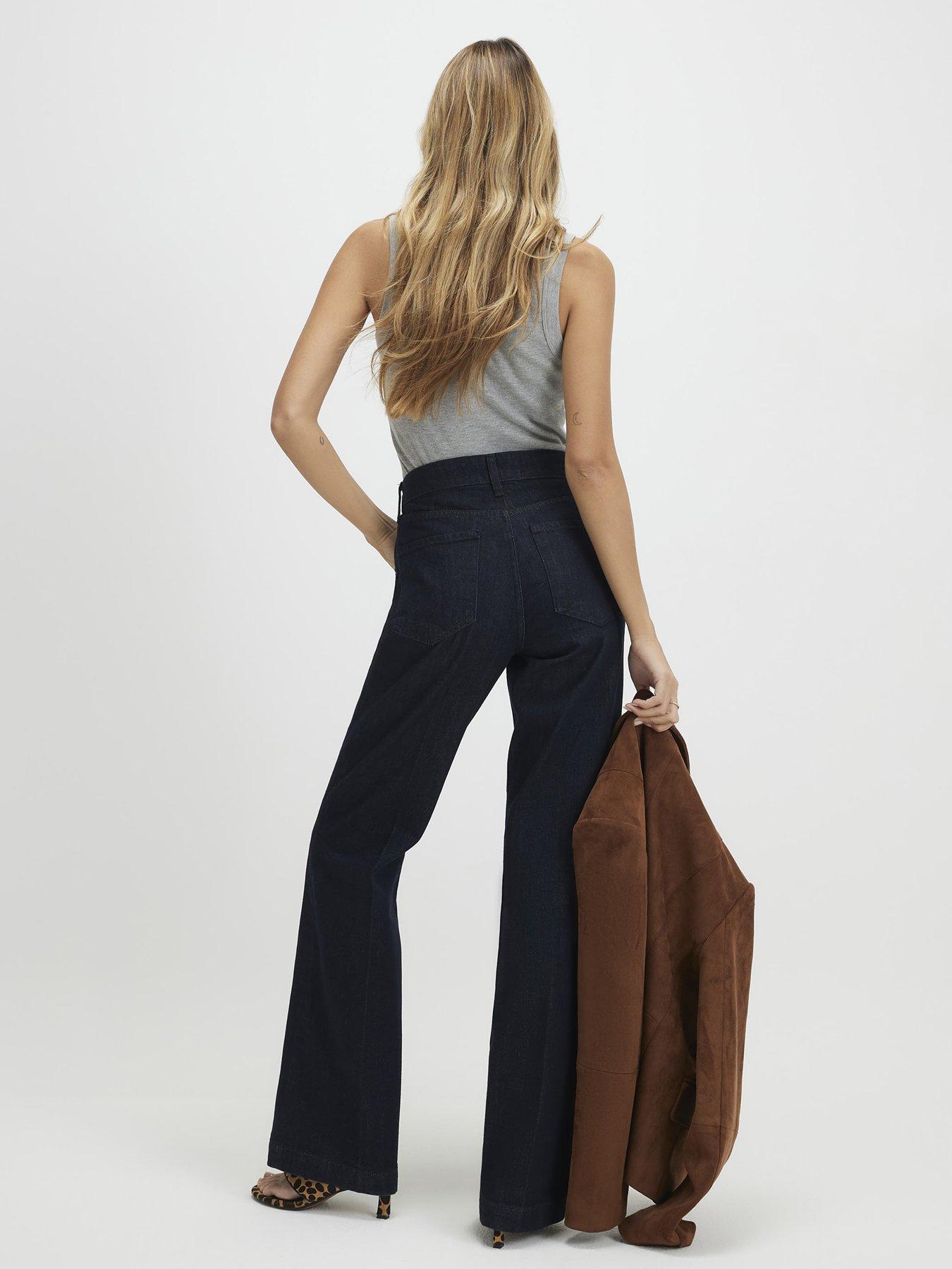 Image 2 of 4 of River Island Vicky Bootcut Jeans - Blue
