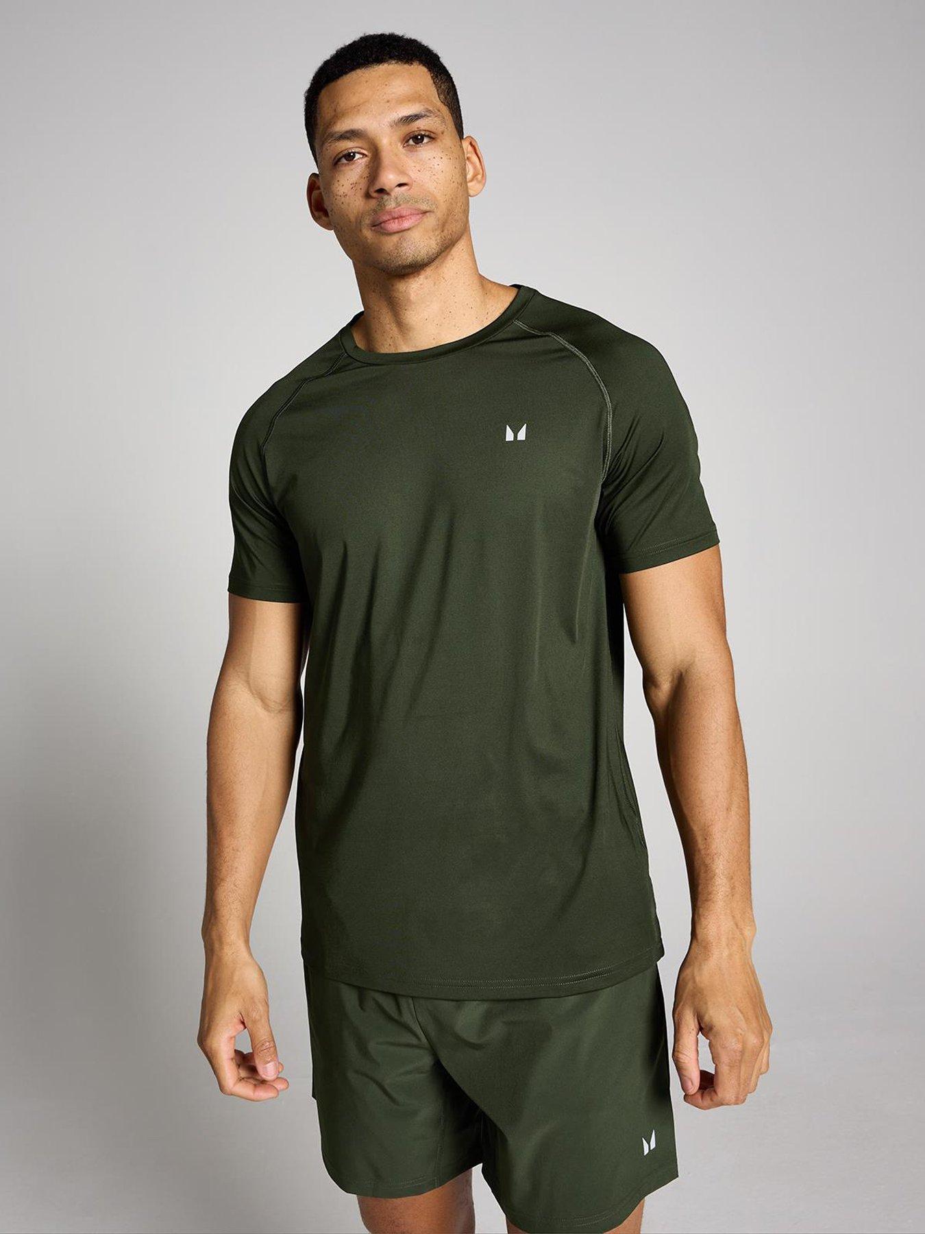 MyProtein Mens Training Core Training T-Shirt, Green, Size Xl, Men