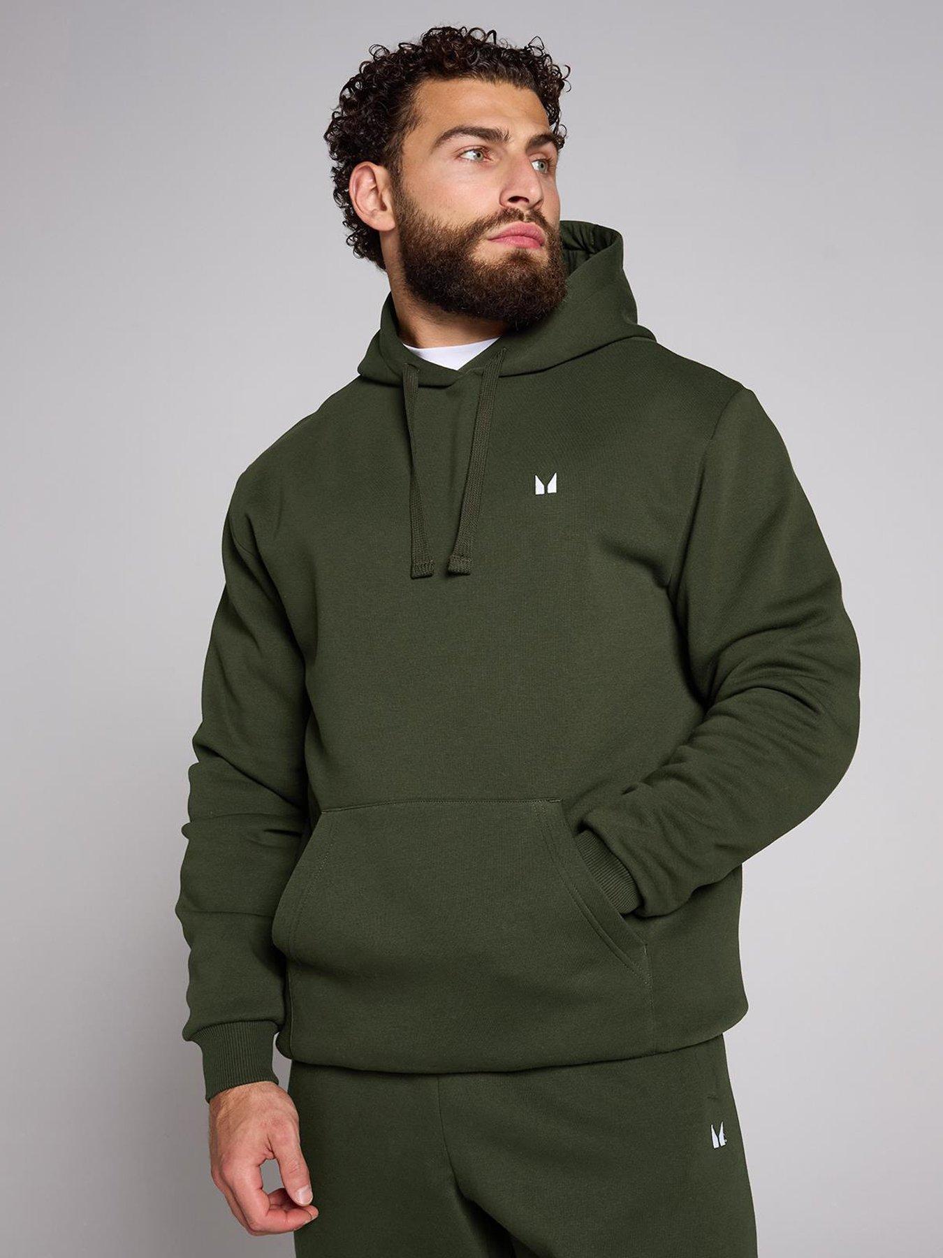 Image 1 of 4 of MyProtein Mens Training Core Lifestyle Hoodie - Green