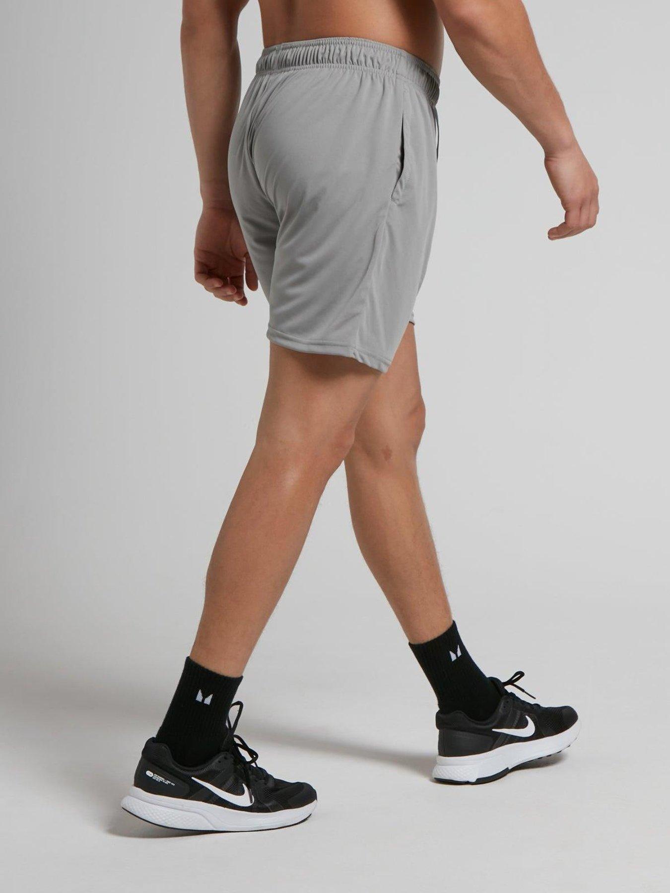 Image 2 of 4 of MyProtein Mens Training Tempo Ultra 5 Inch 2 In 1 Shorts - Grey