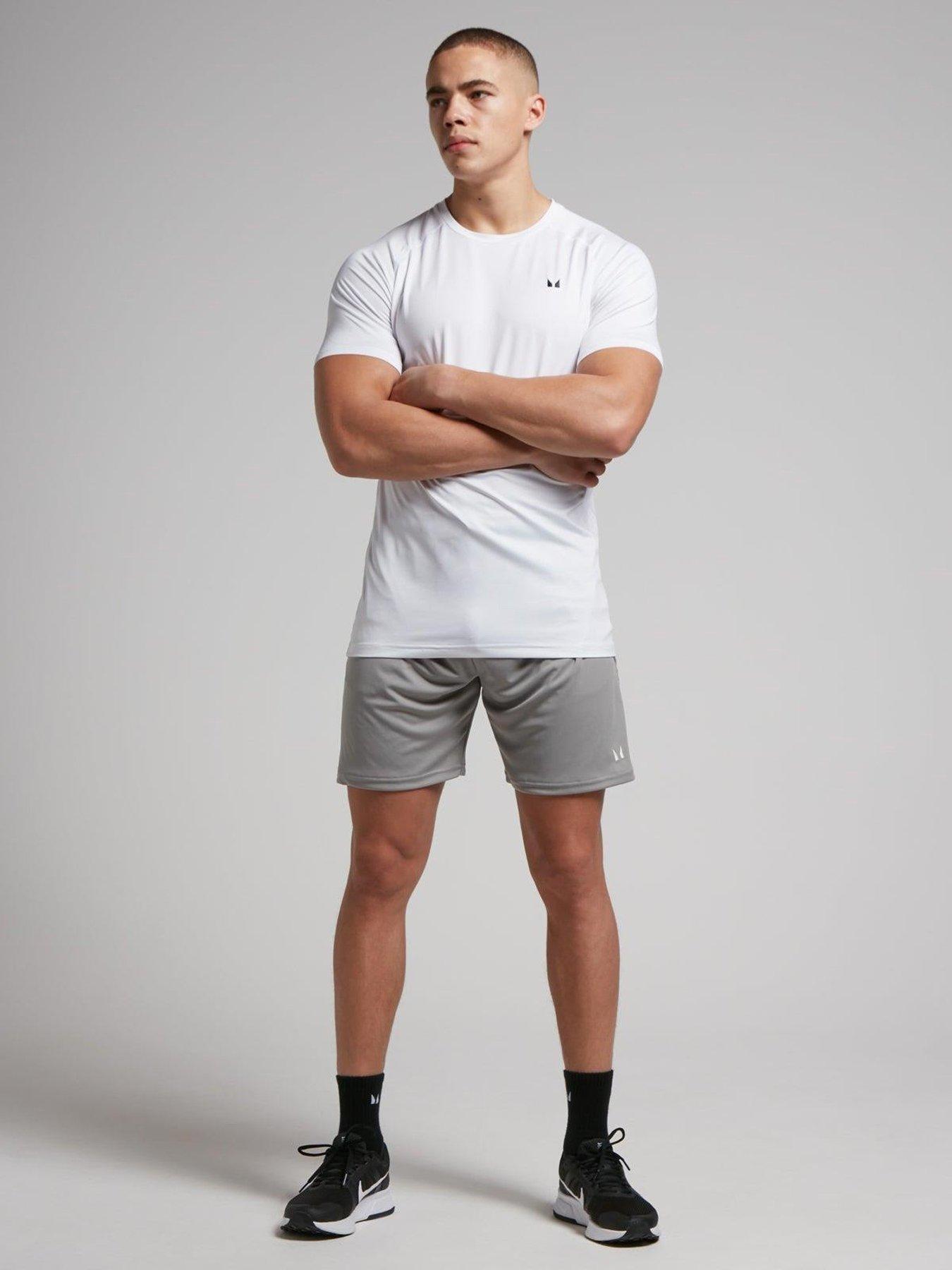 Image 3 of 4 of MyProtein Mens Training Tempo Ultra 5 Inch 2 In 1 Shorts - Grey