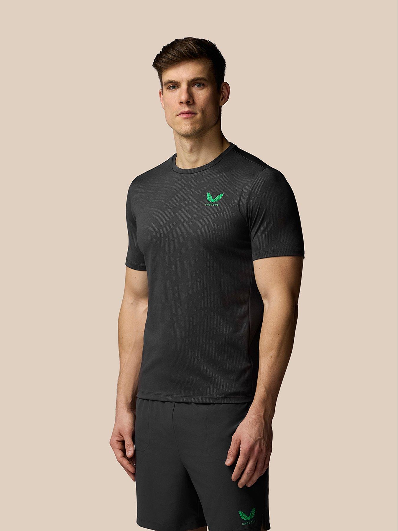 Castore Mens Training Printed T-Shirt, Grey, Size M, Men
