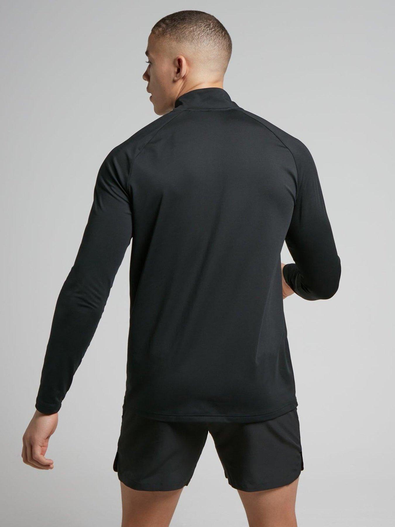 Image 2 of 4 of MyProtein Mens Training Essentials 1/4 Zip - Black