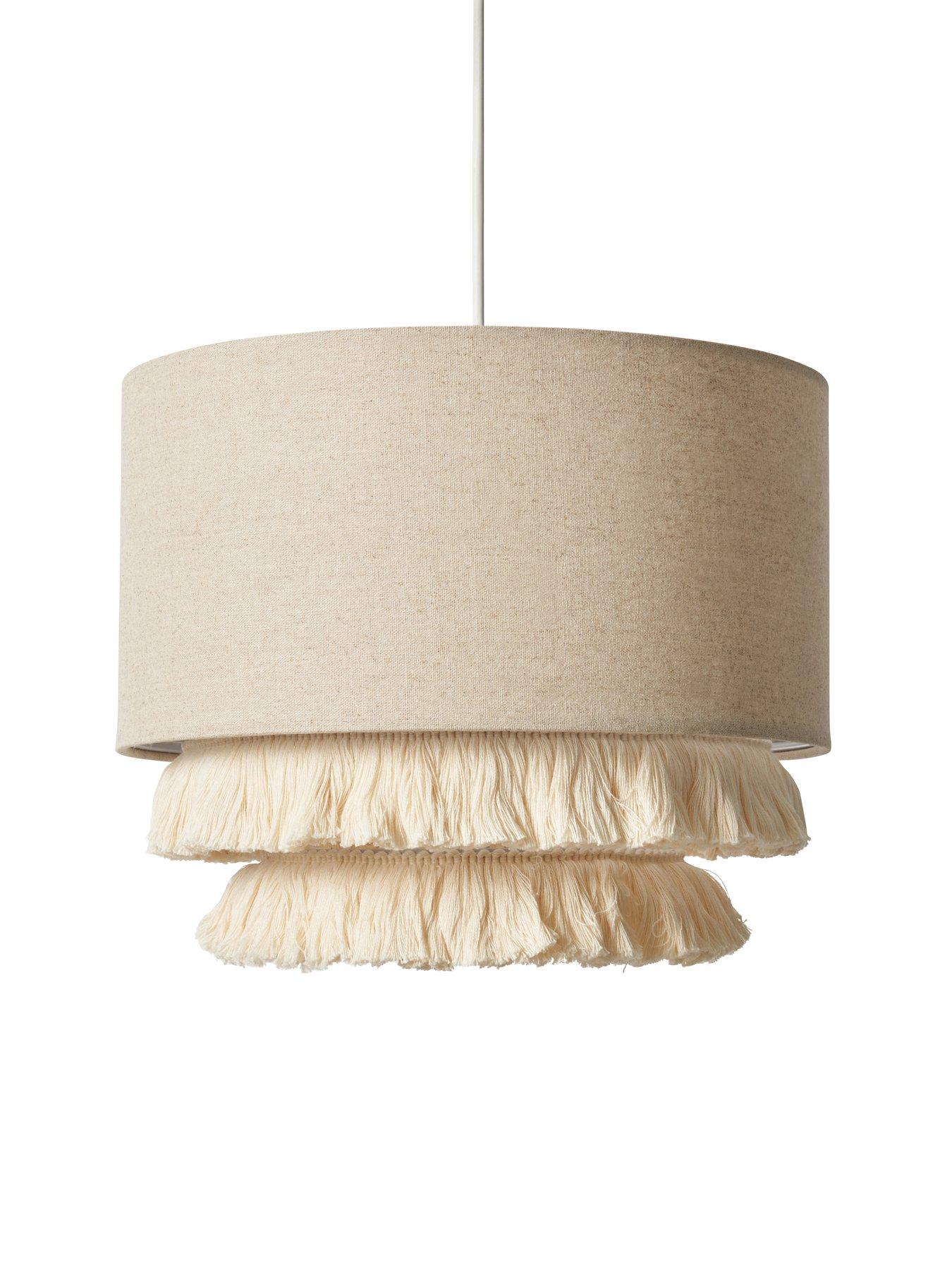 Image 5 of 6 of The Very Collection Tassel Drum Shade