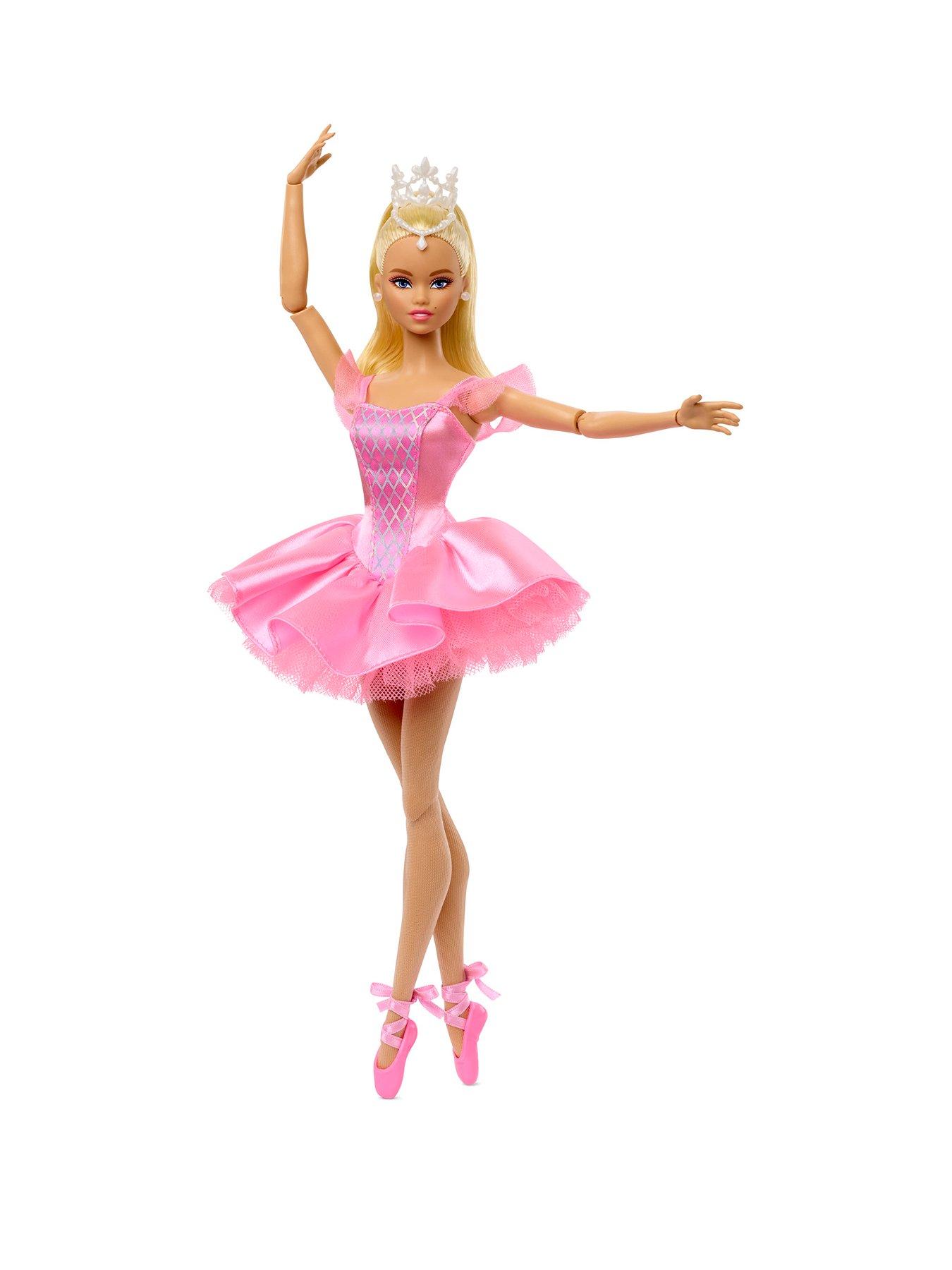 Barbie Signature Ballet Wishes Doll, Collectible Fashion Doll in Satiny, Pink Tutu