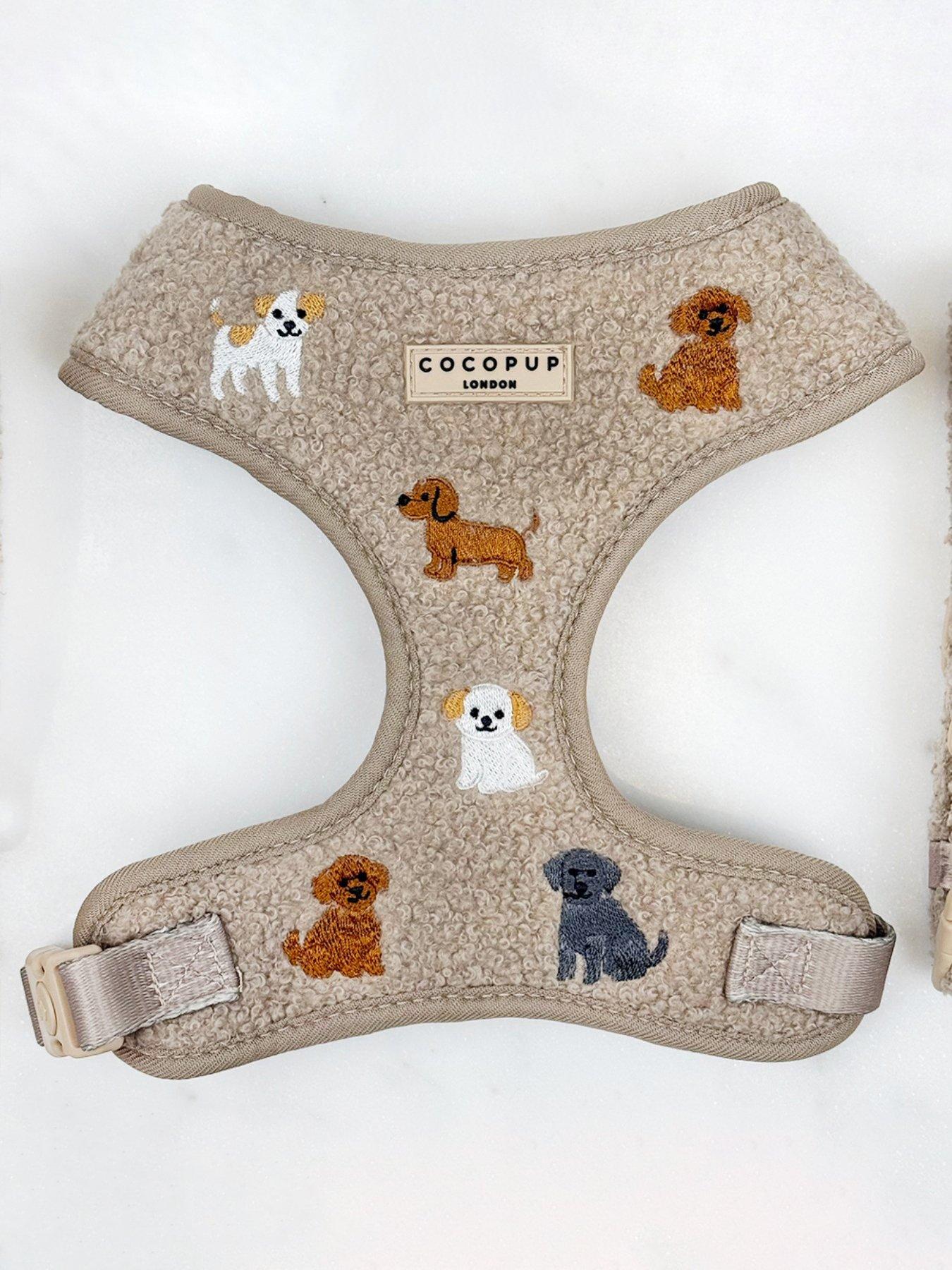 Image 2 of 3 of Cocopup Ralph &amp; Friends Mocha Teddy Adjustable Neck HARNESS