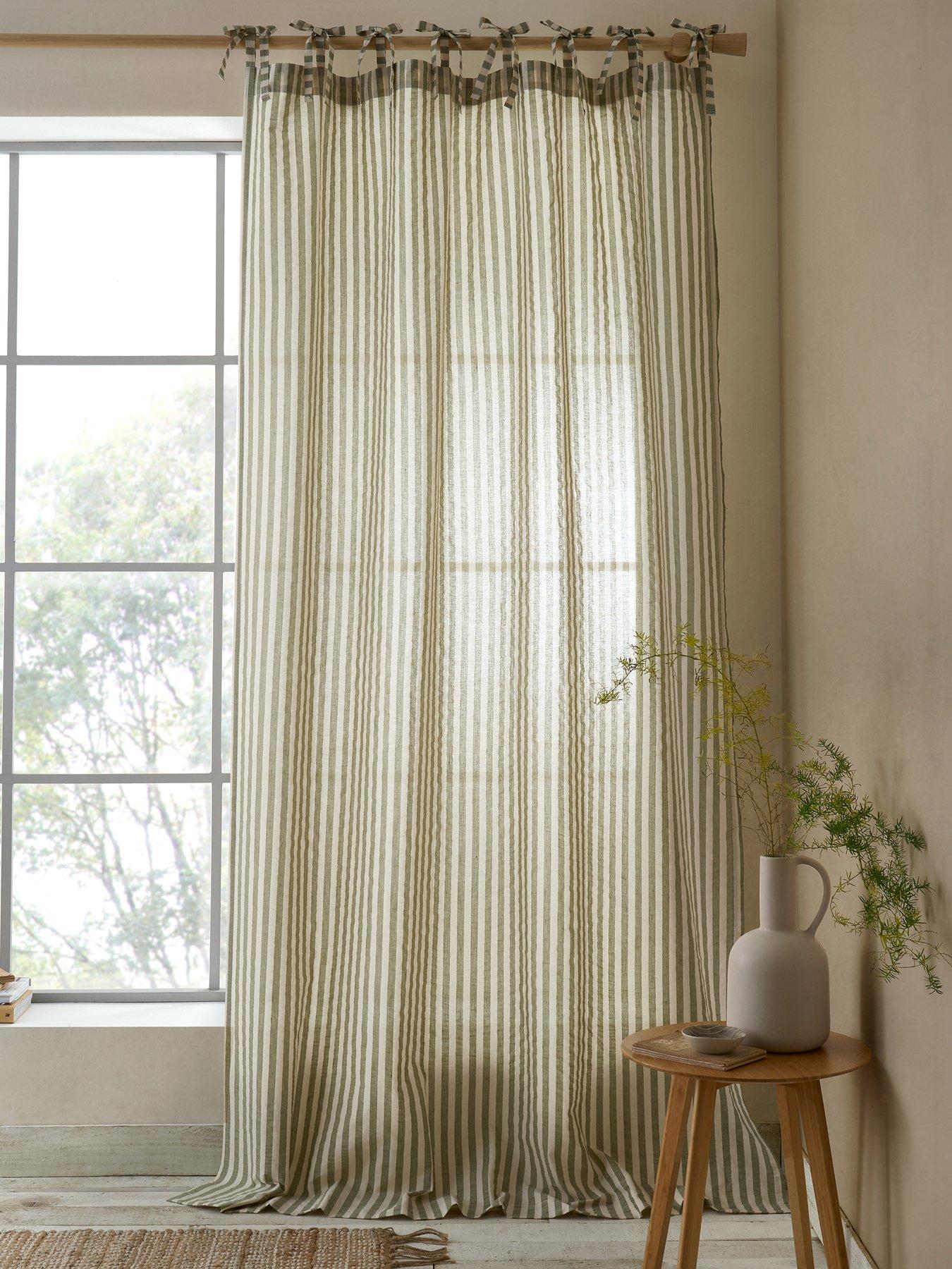 Pineapple Elephant Zanzibar Yarn Dyed Stripe Tie Top Panel Voile