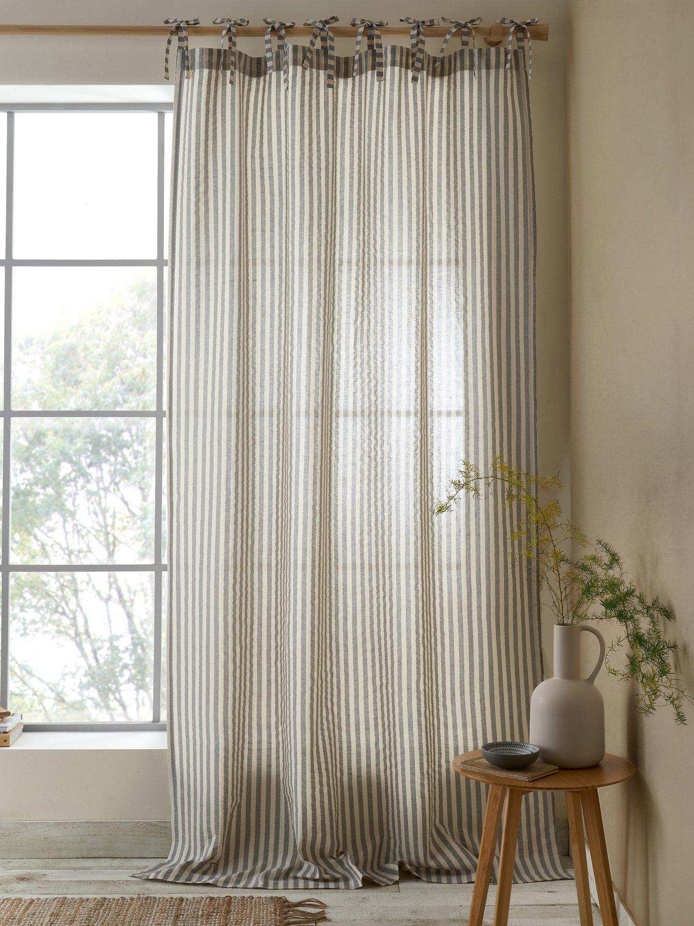 Pineapple Elephant Zanzibar Yarn Dyed Stripe Tie Top Panel Voile